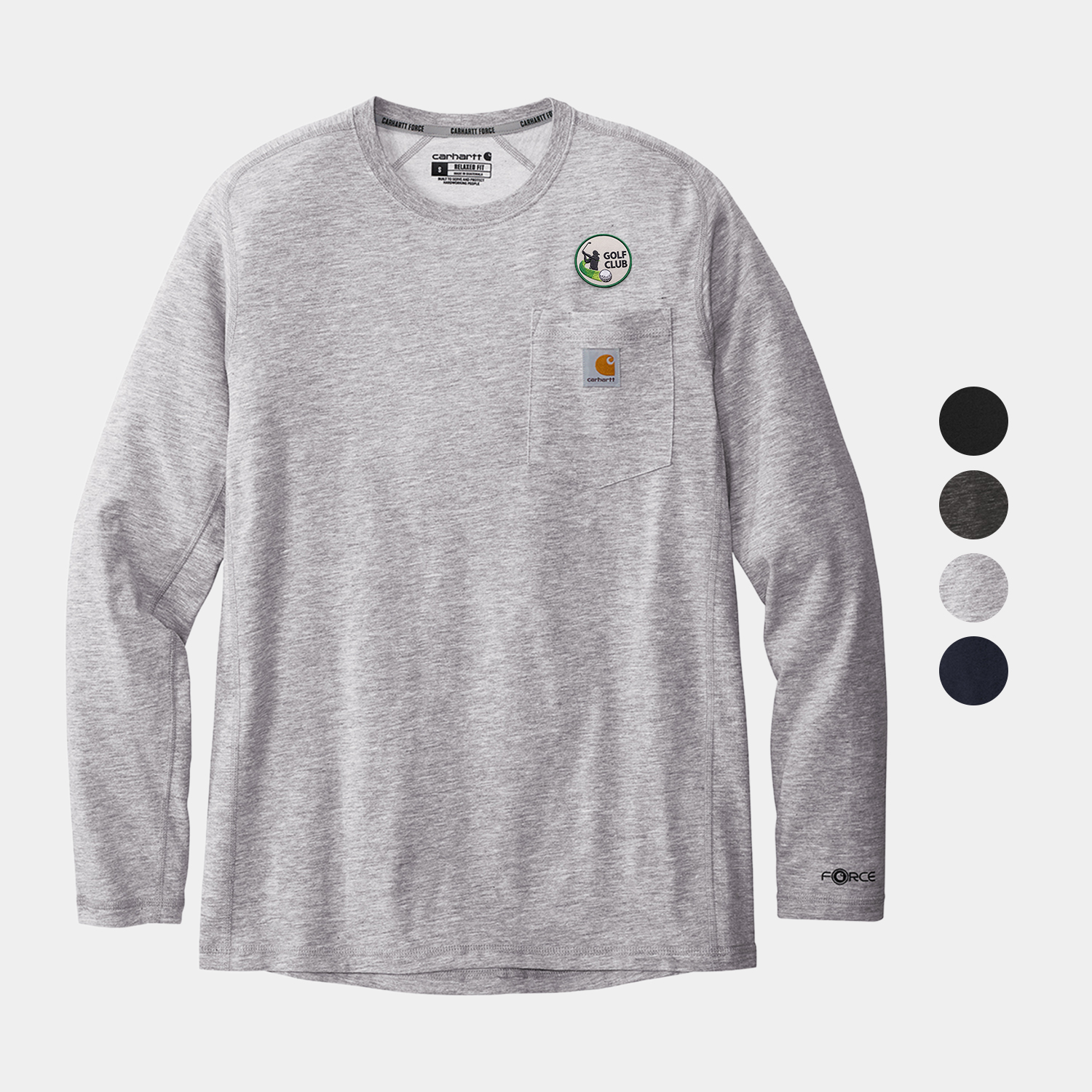Carhartt Force Long Sleeve Pocket Work T-Shirt