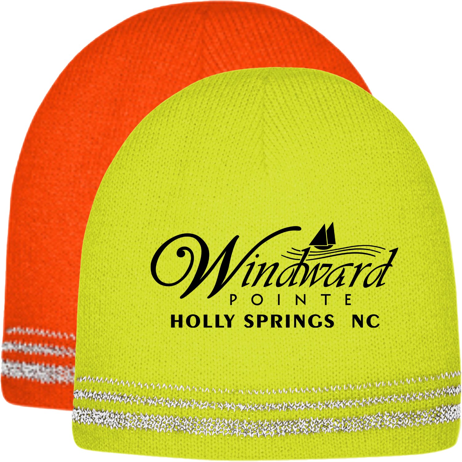 CornerStone® Enhanced Lined Visibility with Reflective Stripes Beanie