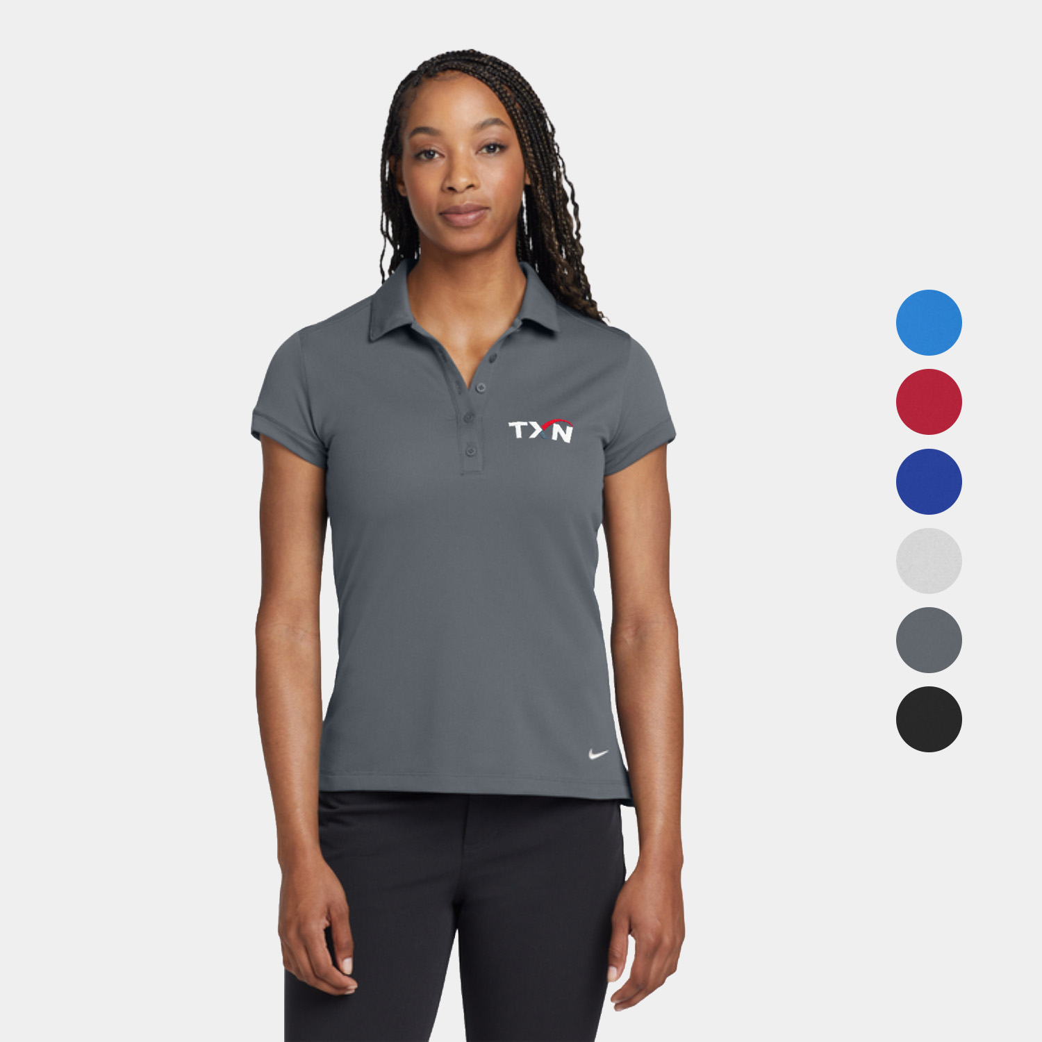 Nike Women's Dri-FIT Solid Icon Pique Polo