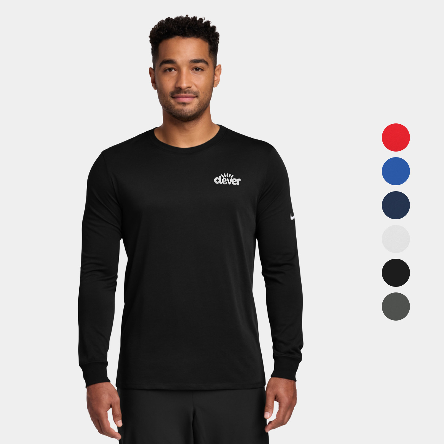 Nike Dri-FIT Cotton Poly Long Sleeve Tee