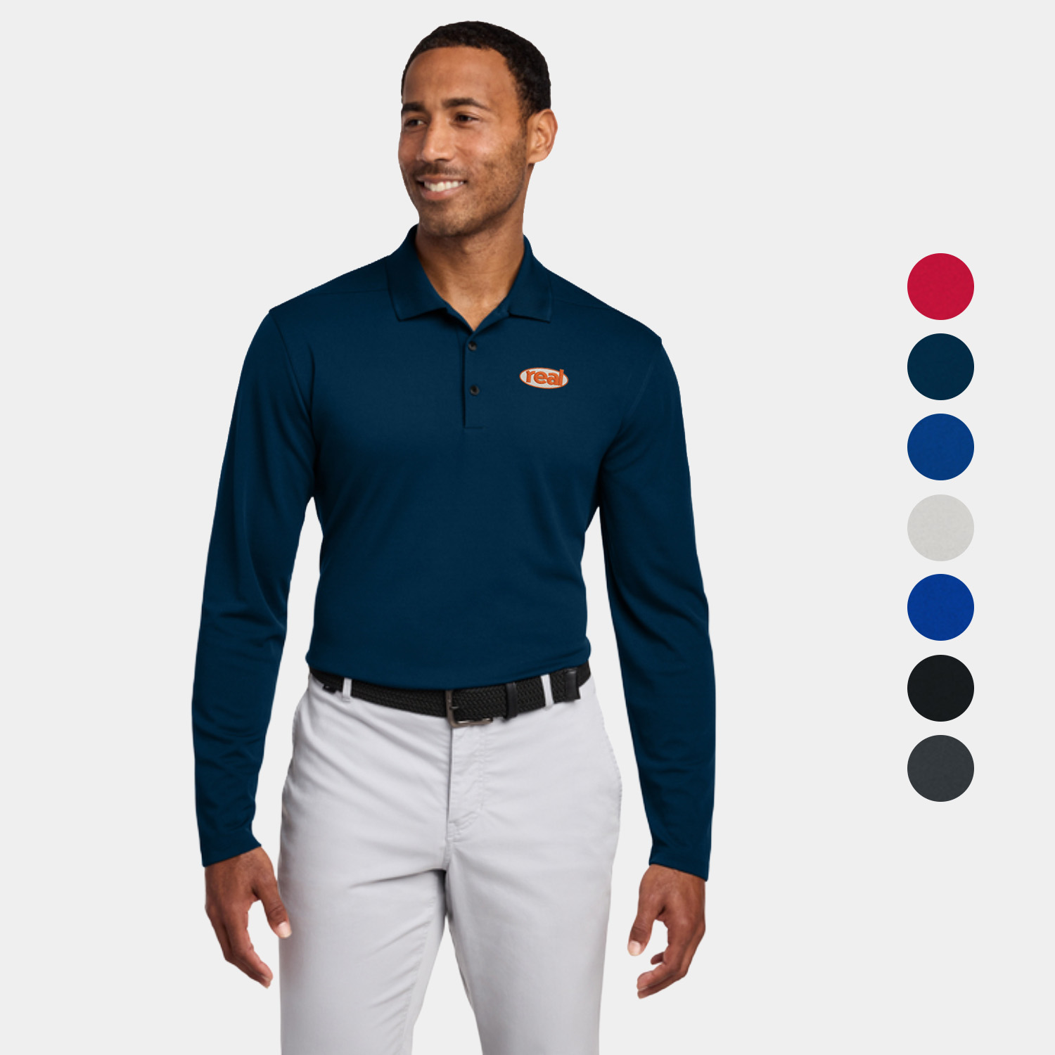 Nike Dri-FIT Micro Pique 2.0 Long Sleeve Performance Polo