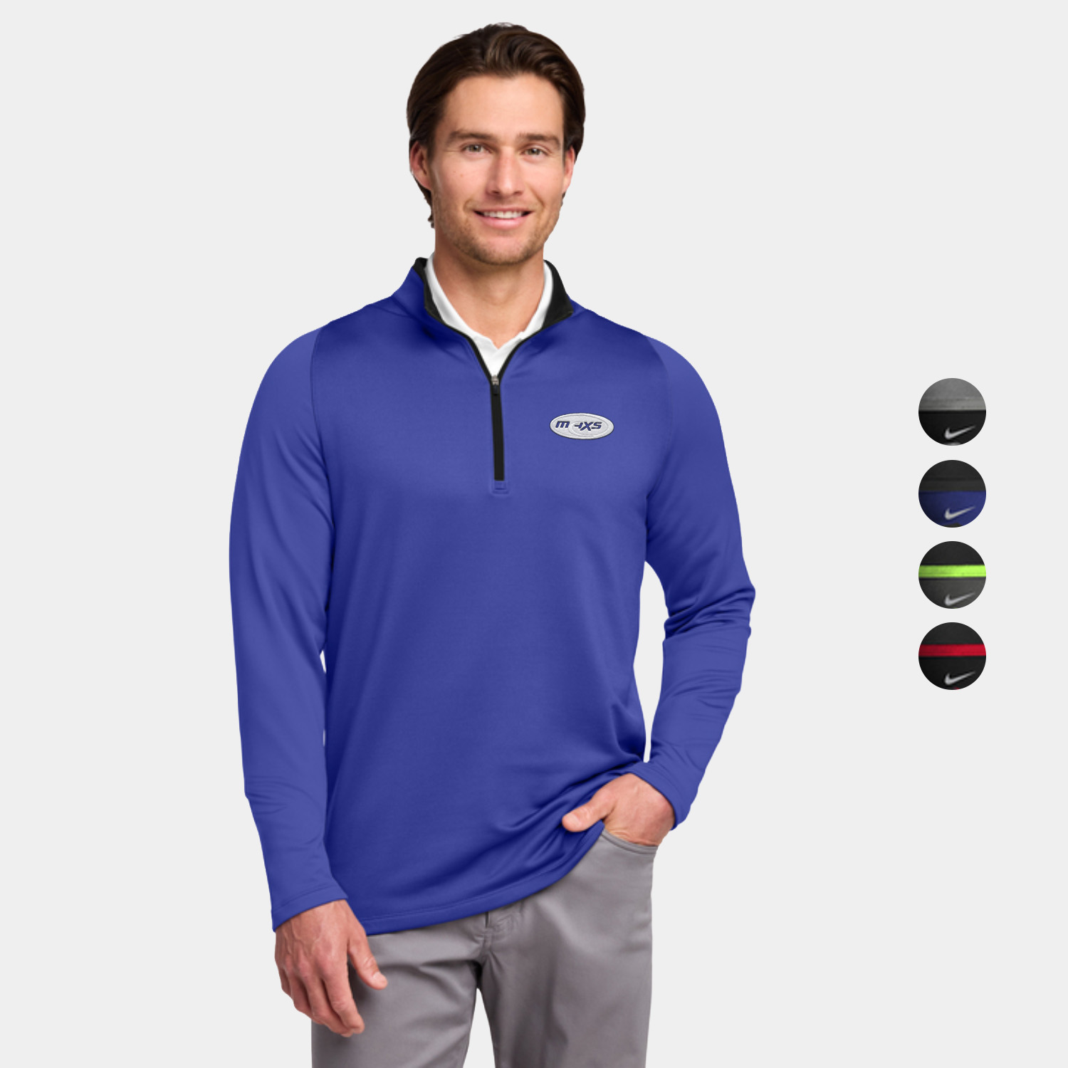 Nike Stretch Dri-FIT Half-Zip Athletic Cover-Up