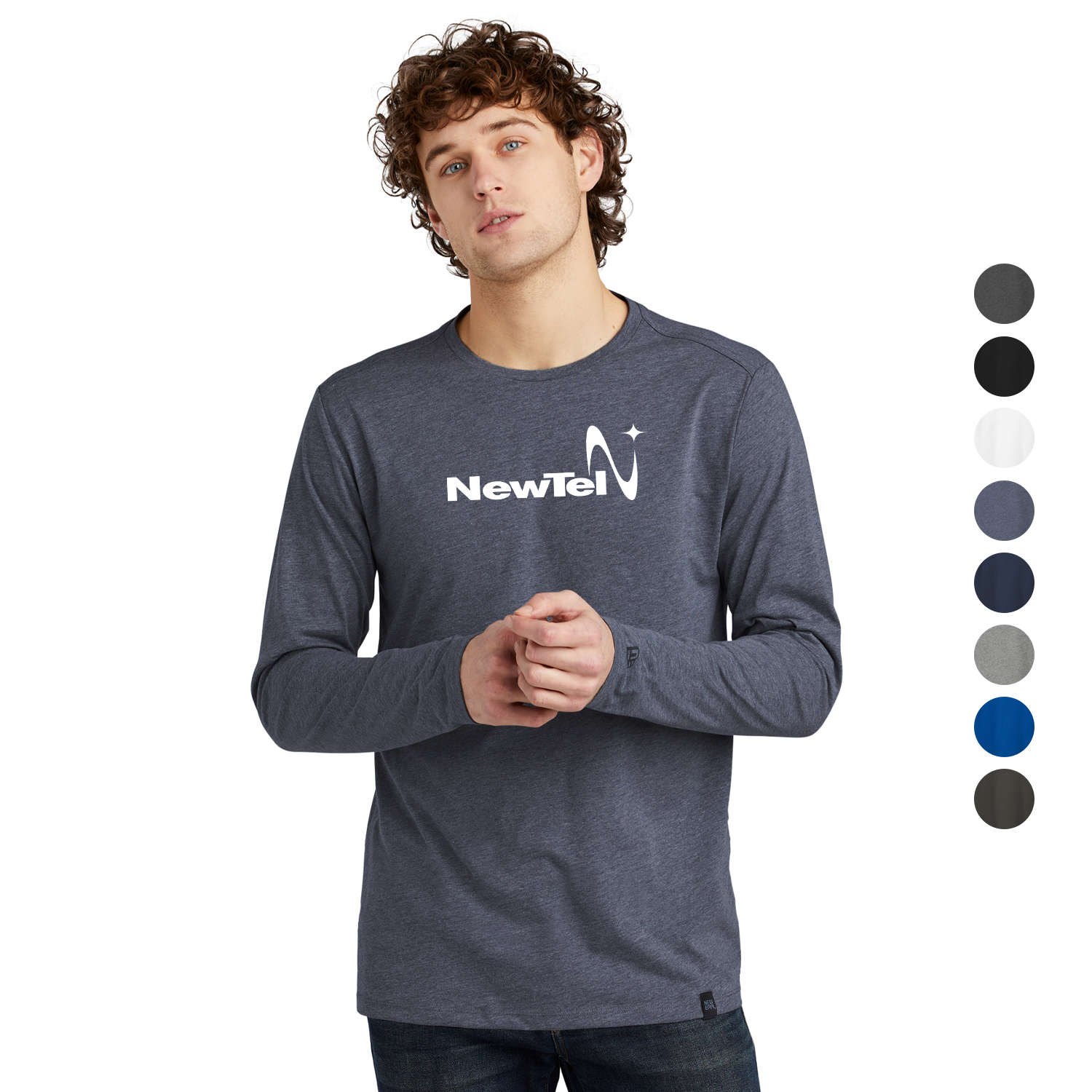 New Era® Heritage Blend Long Sleeve Crew Tee