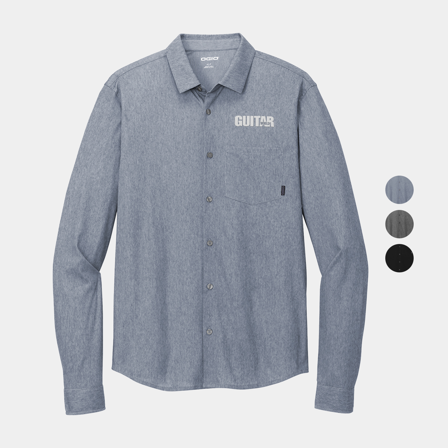 OGIO® Open Collar Long Sleeve Shirt