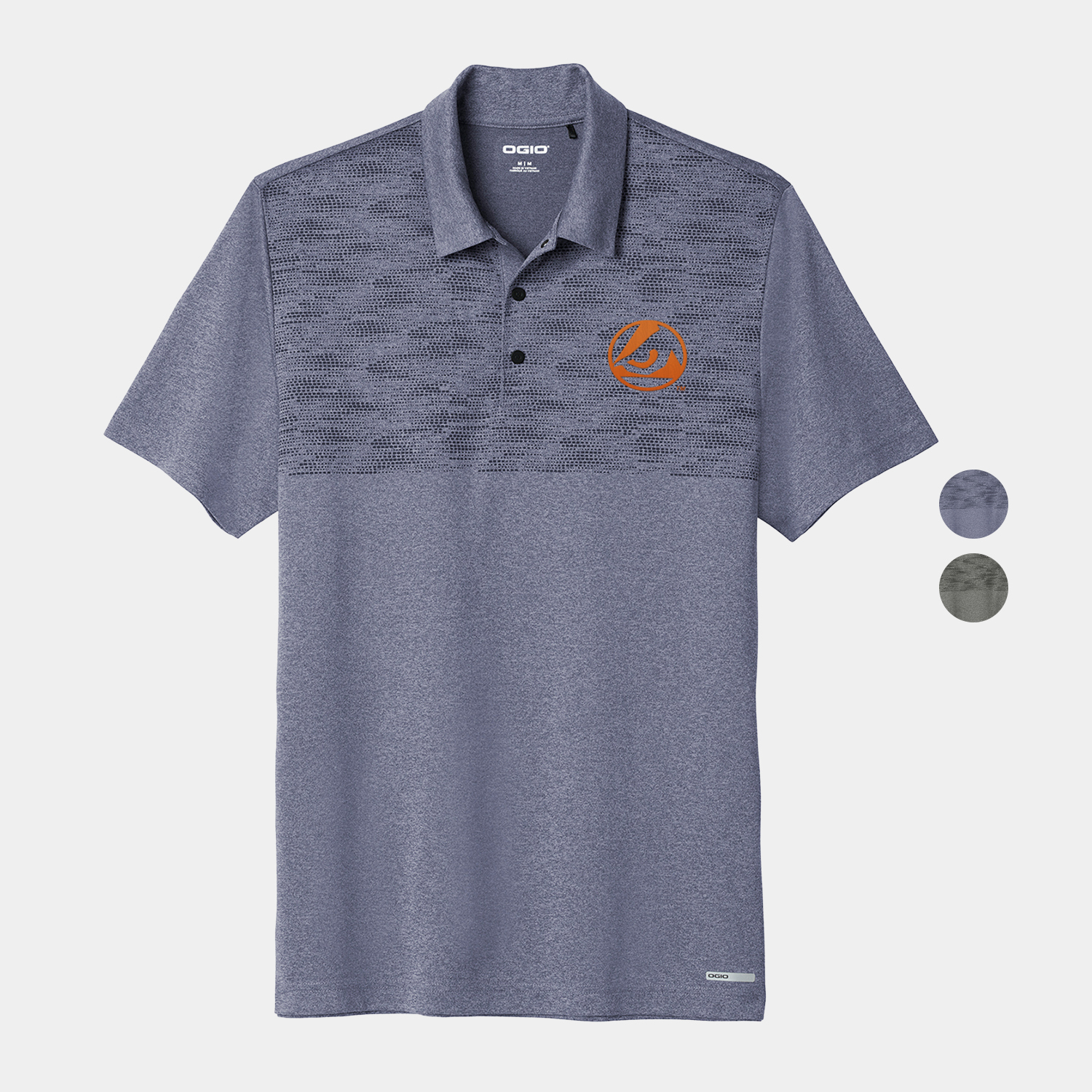 OGIO® Men's 3-Snap Placket Polo T-Shirt