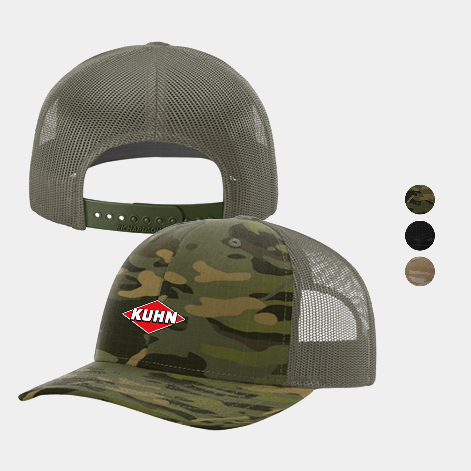 Richardson Printed Tactical Trucker MultiCam Cap