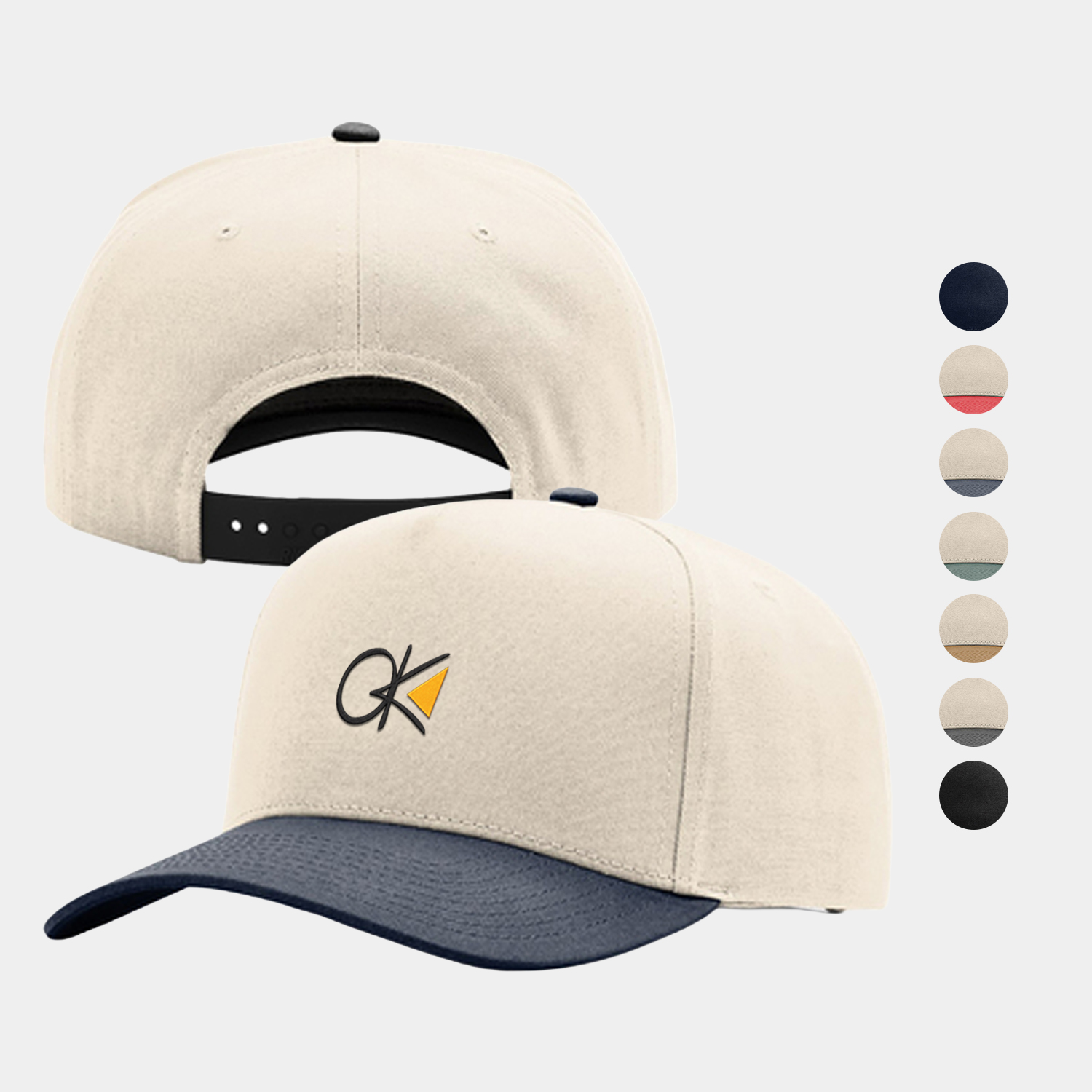 Richardson Full Fabric 5-Panel Champ Cotton Cap