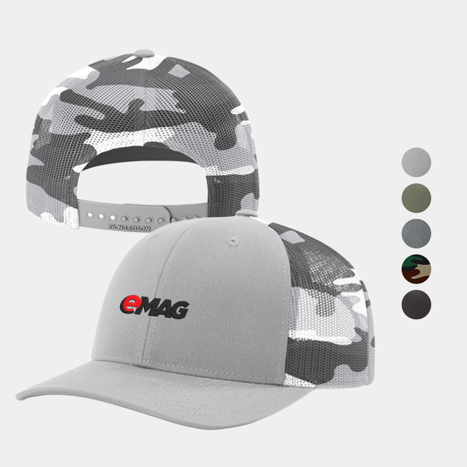 Richardson Printed Mesh Trucker Cap