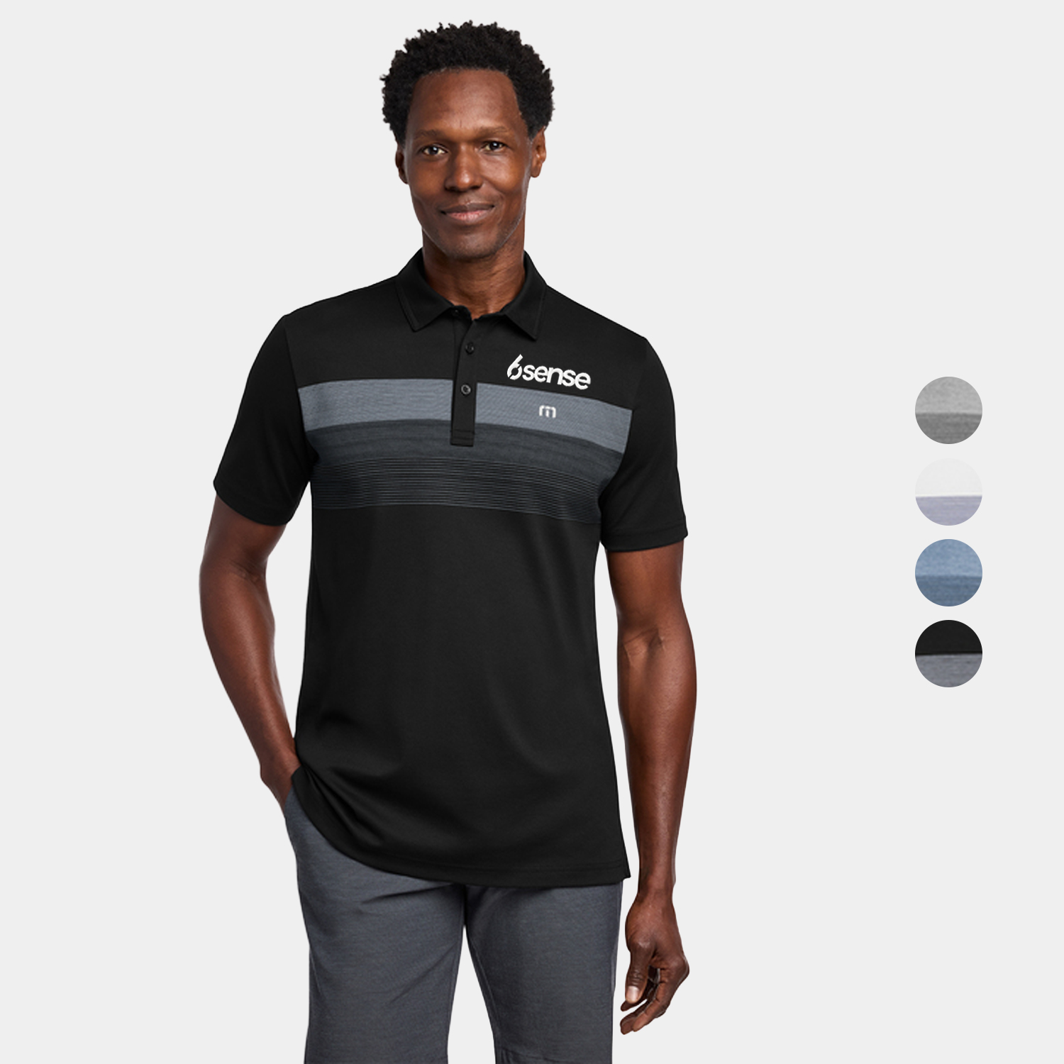 TravisMathew Coastal Chest Stripe Polo
