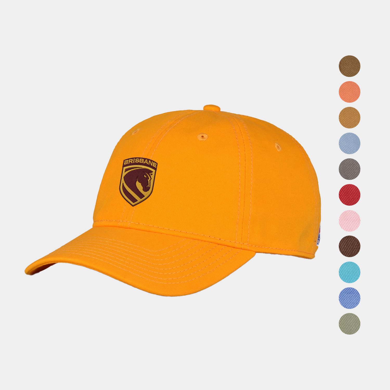 Relaxed Garment-Washed Twill Cap with Slide Buckle