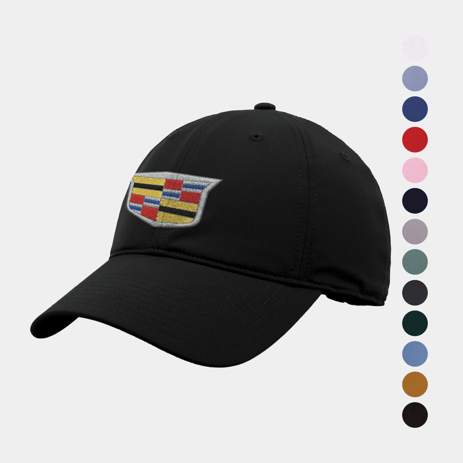 Nylon Spandex Relaxed Unstructured Cap with Velcro Closure