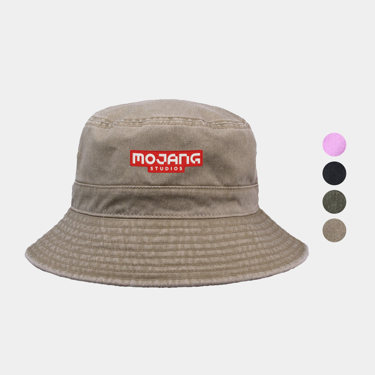 Pigment Dyed Casual Bucket Hat