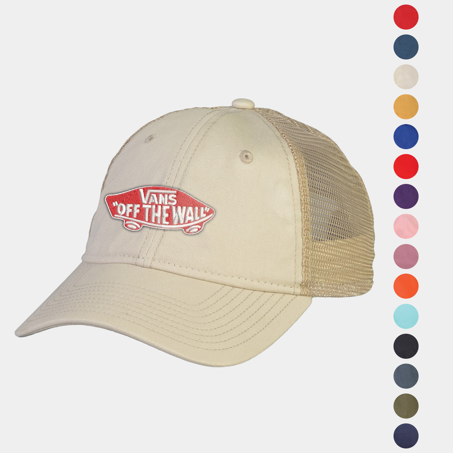 Soft Mesh Trucker Cap with Elastic Snapback