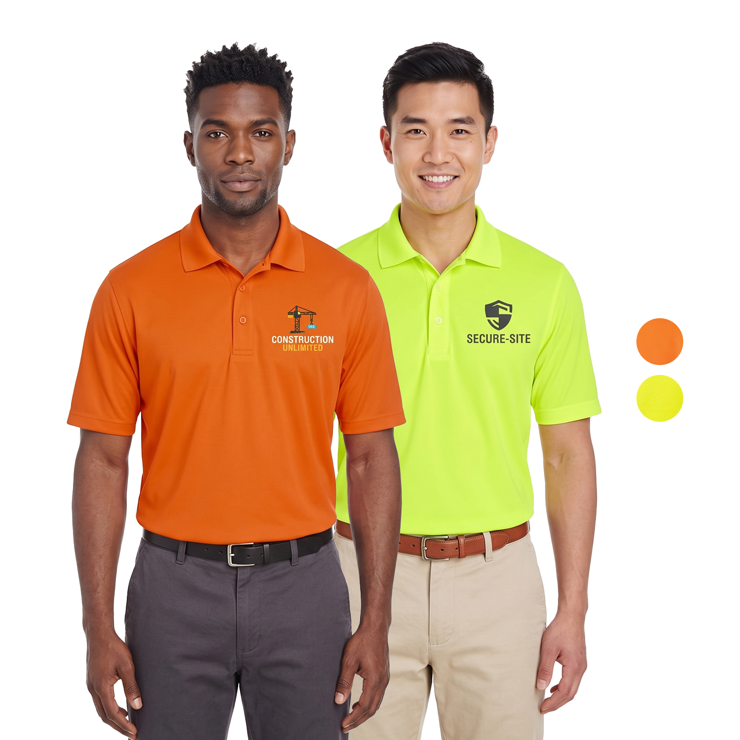 High Viz Men's Non-ANSI Safety Workwear Polo