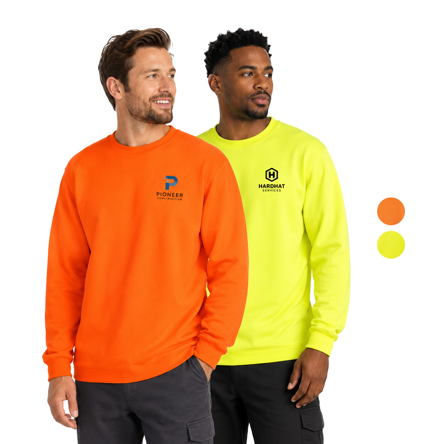 High Viz Safety Workwear Non-ANSI Sweatshirt
