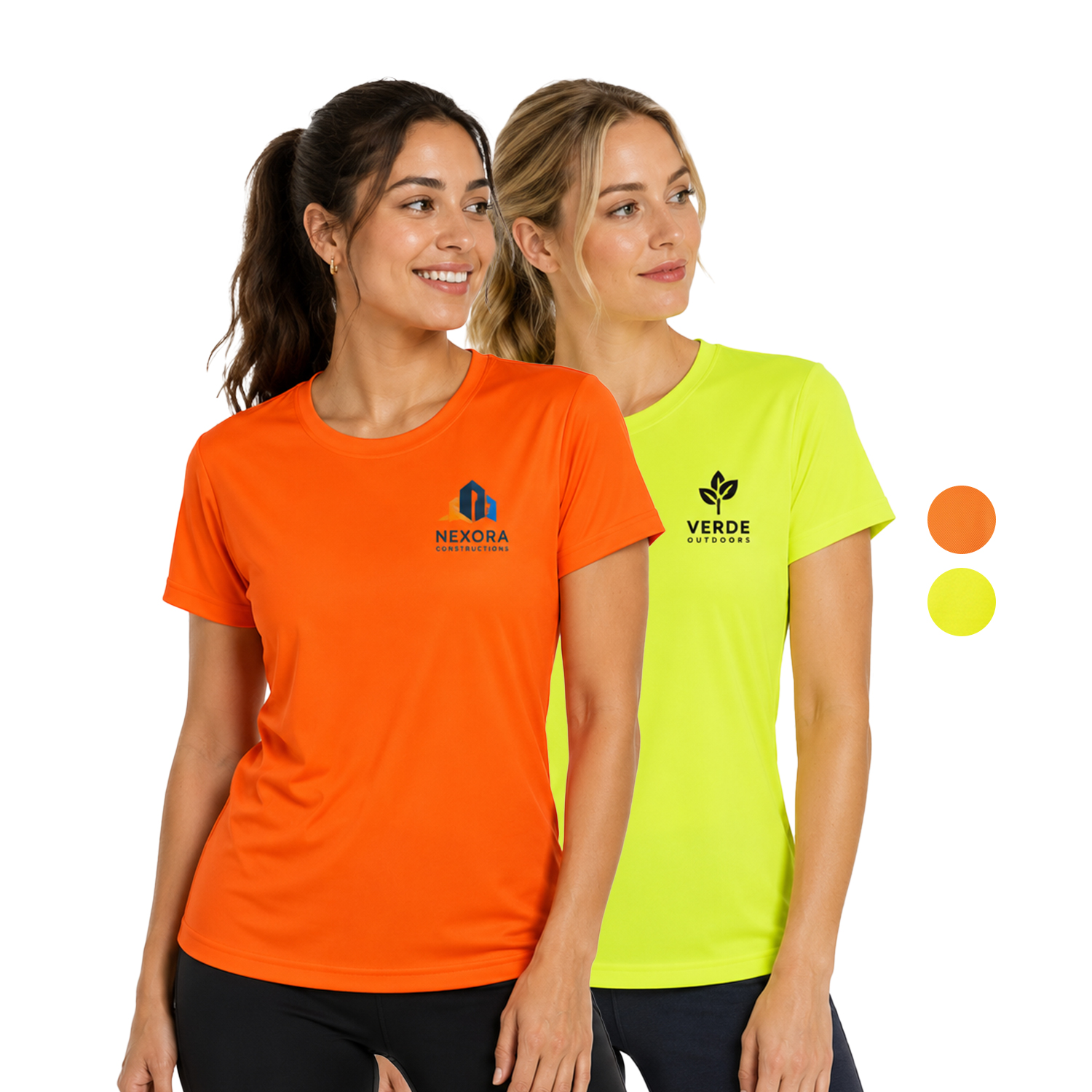 Hi Viz Women's Safety Workwear T-Shirt