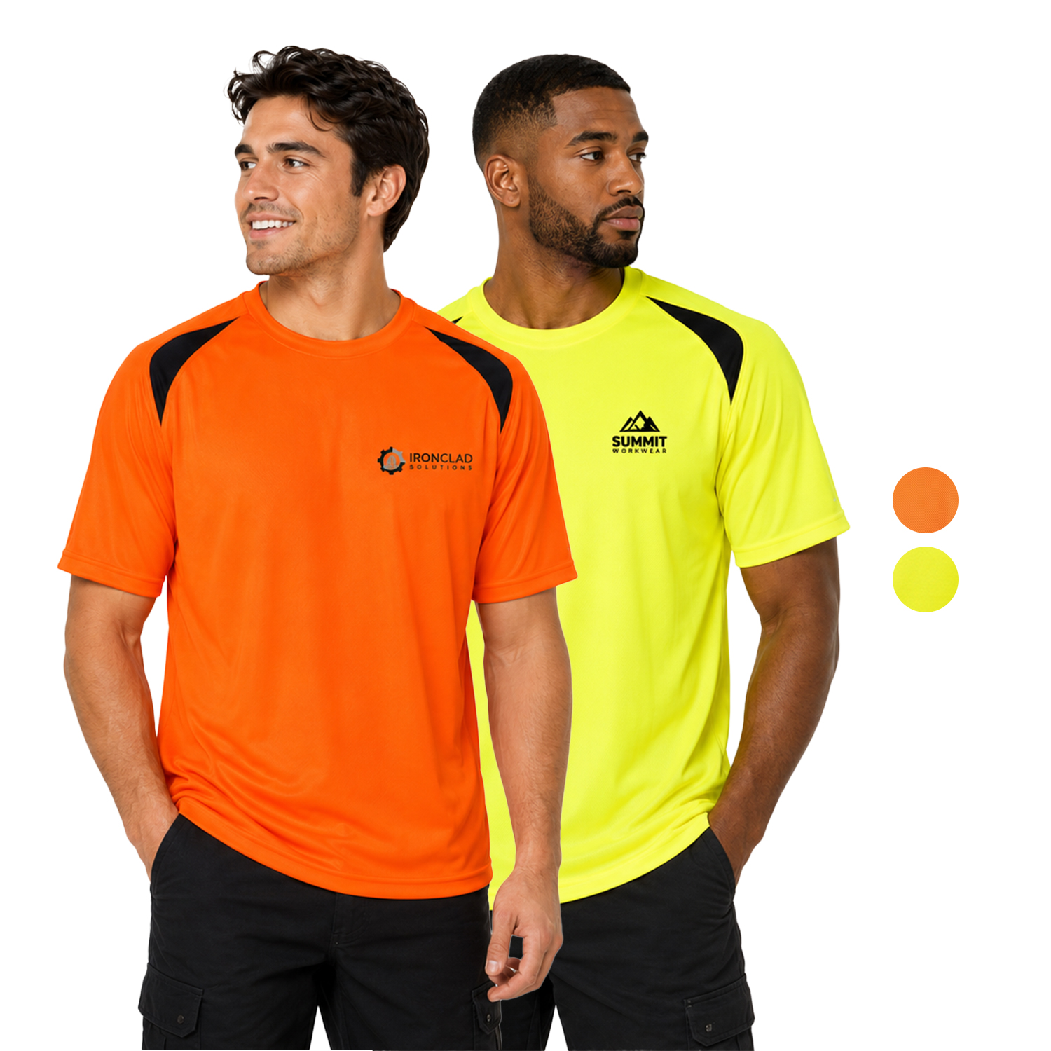 Non-ANSI Birdseye Mesh Safety T-Shirt