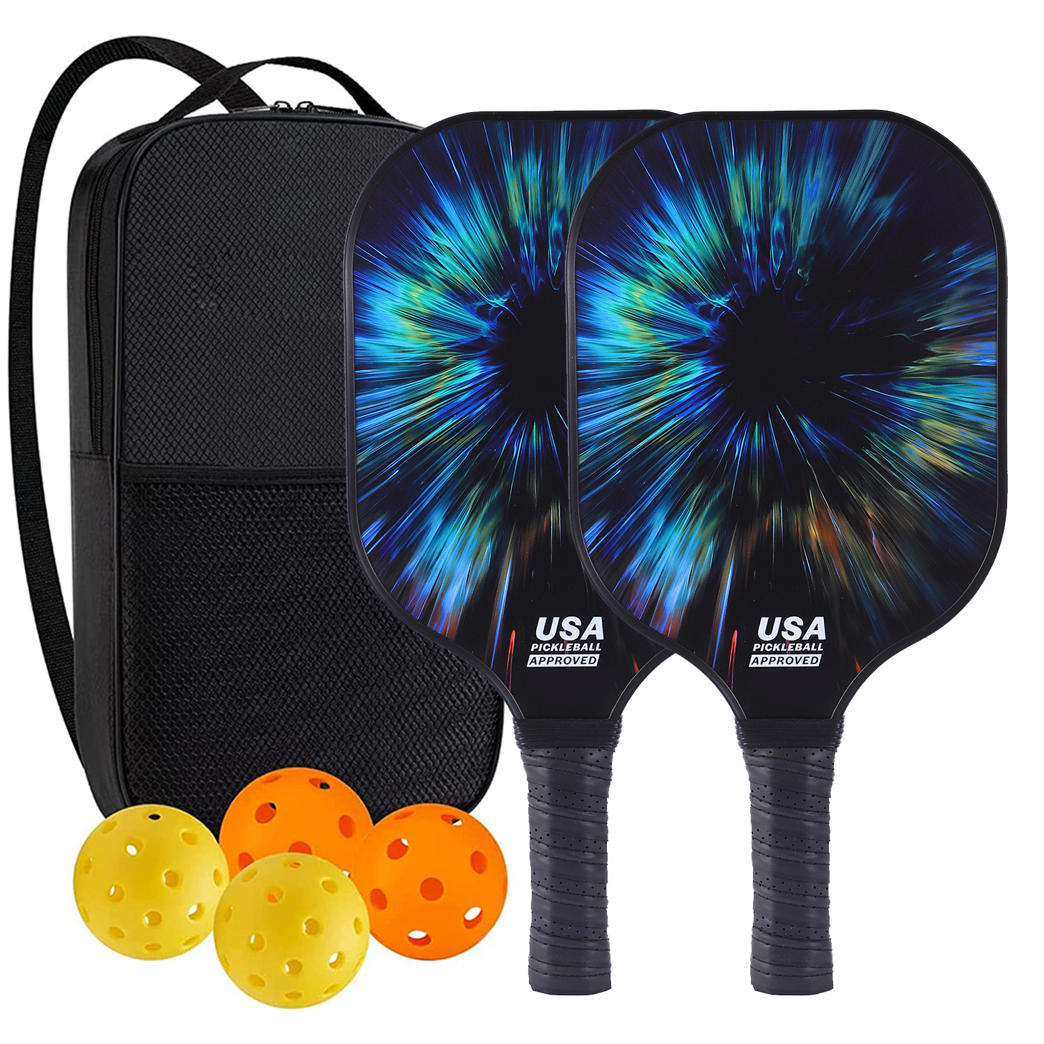 Glass Fiber Pickleball Set For Kids w/ Carrying bag