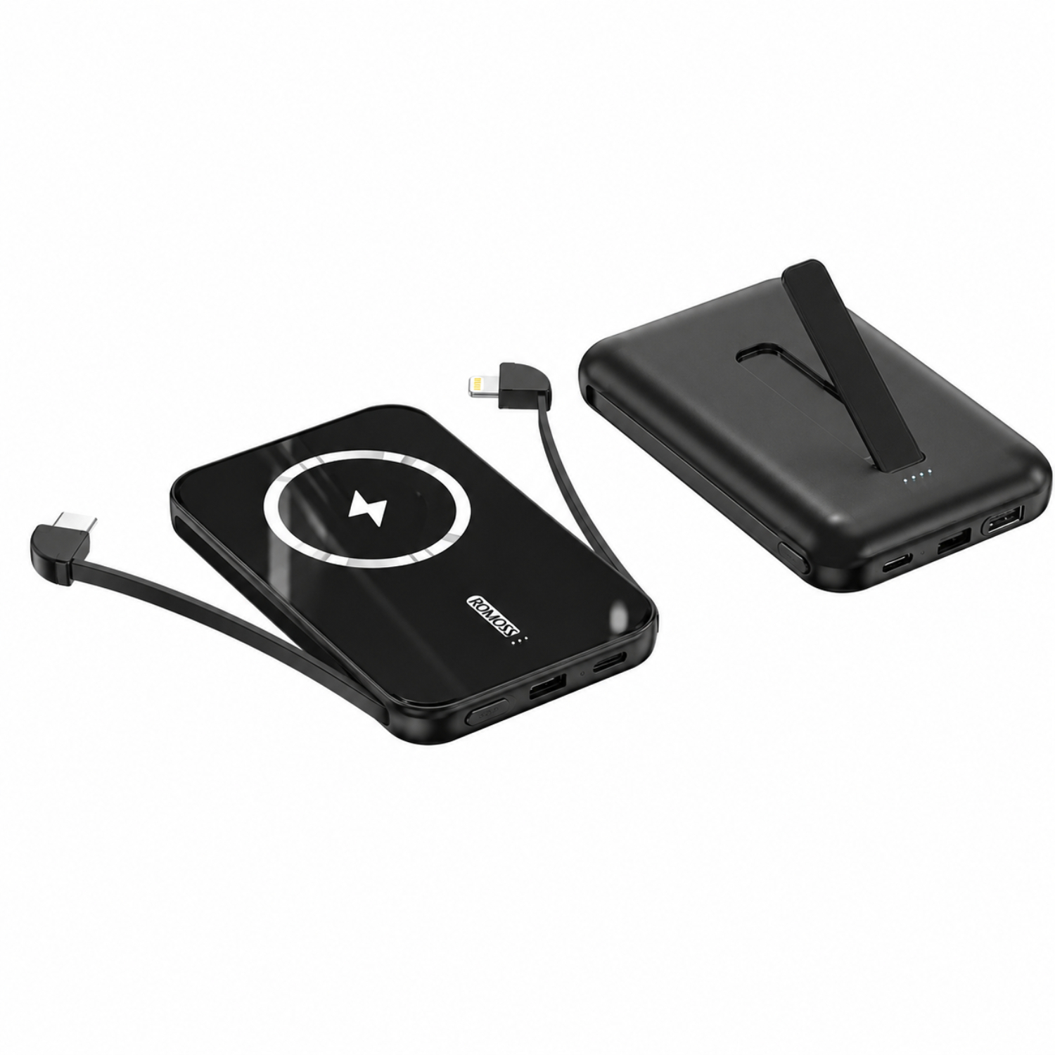 5000mAh Wireless Power Bank with Charging Stand