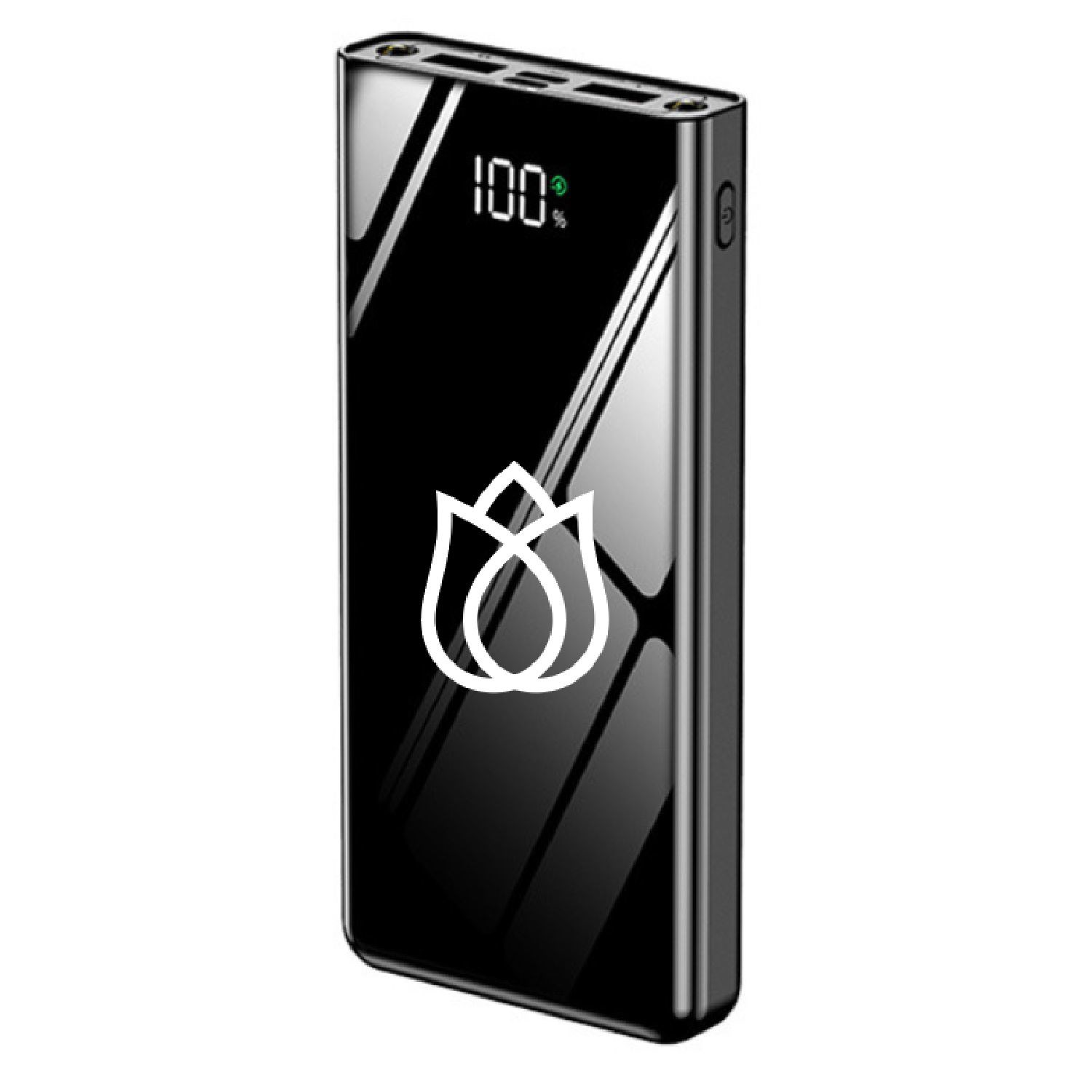 20000mAh power bank dual port full glass body