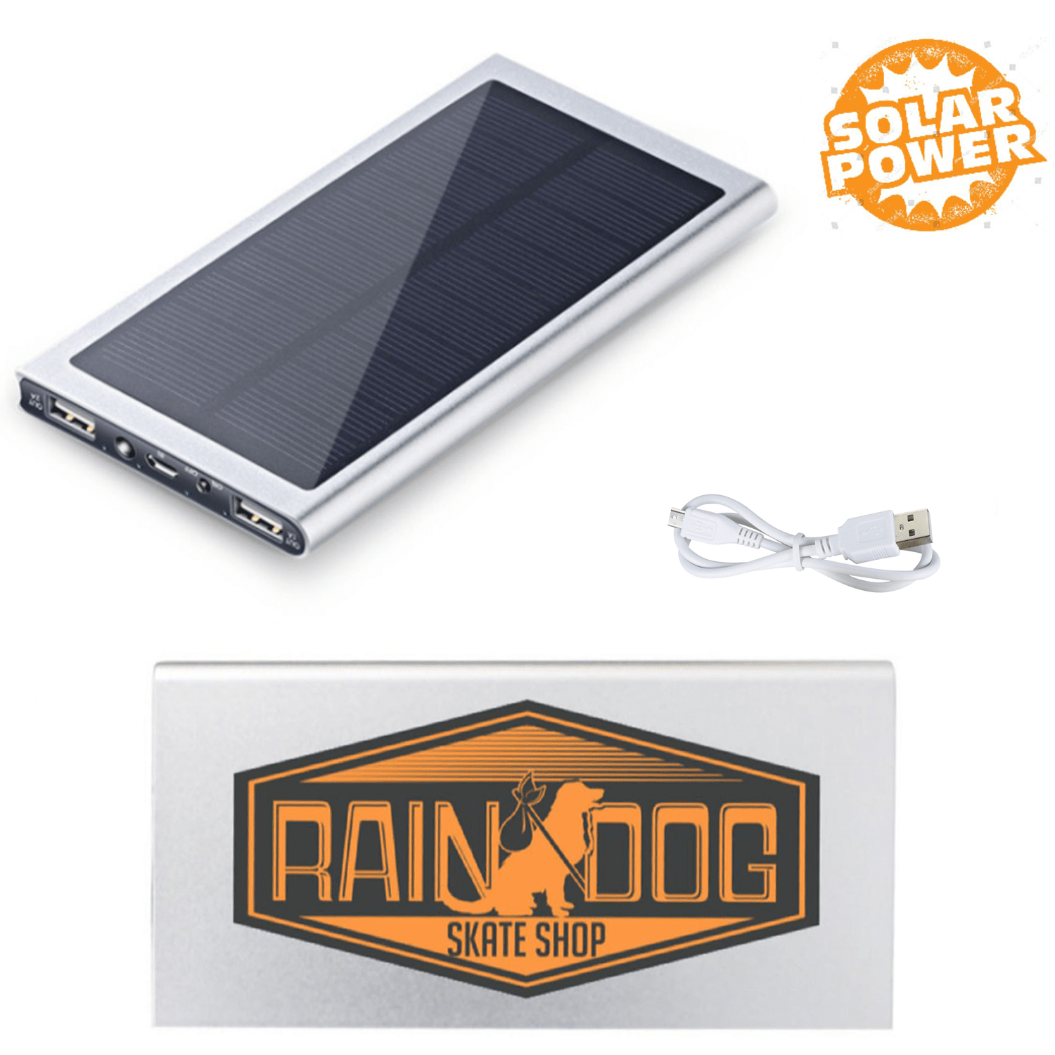 High Capacity Solar Portable Power Bank 6000 mAh