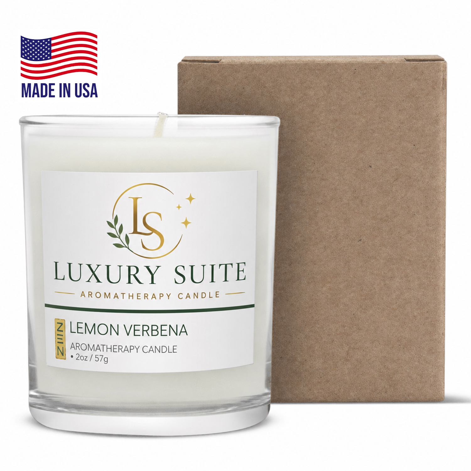 Lemon Verbena Votive Gift Candle