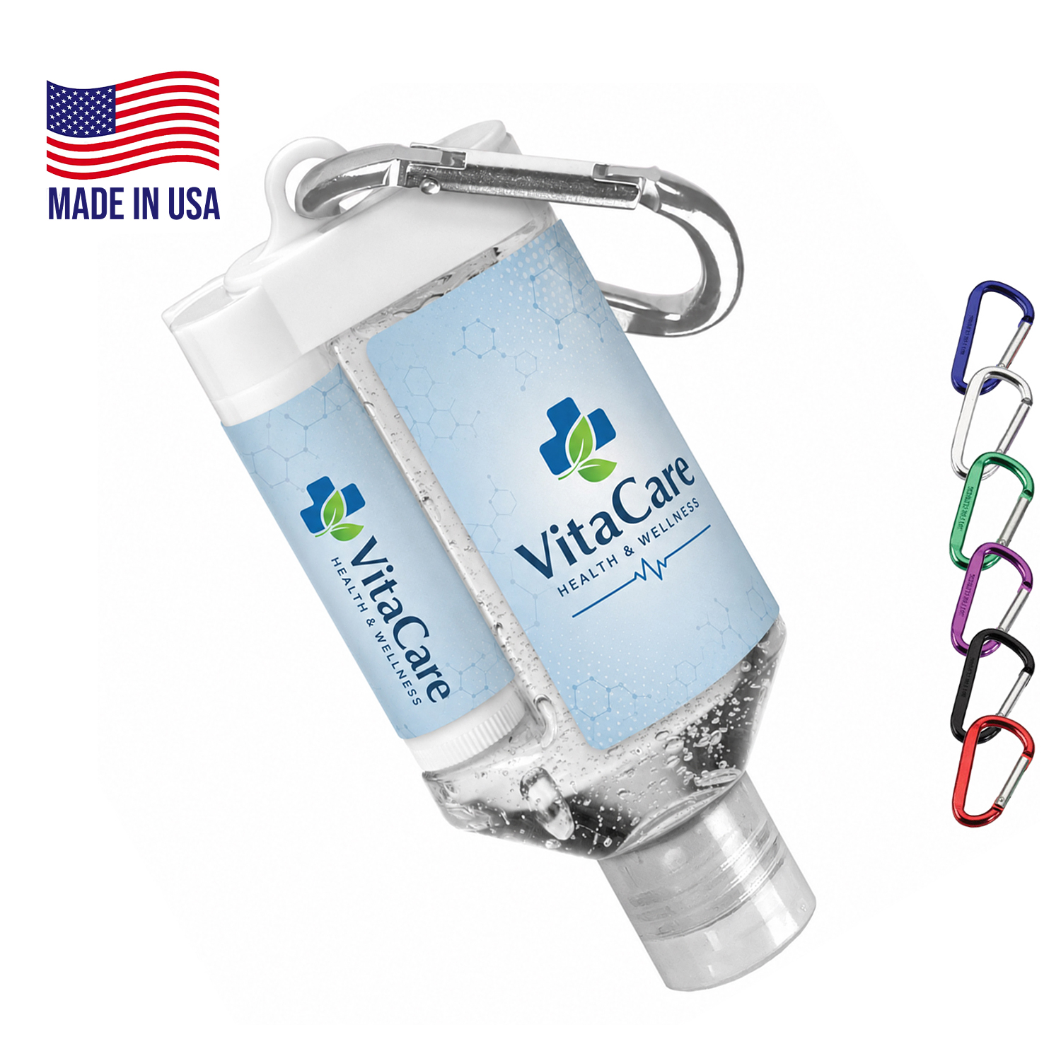 Duo Defense Sanitizer & Lip Balm Clip