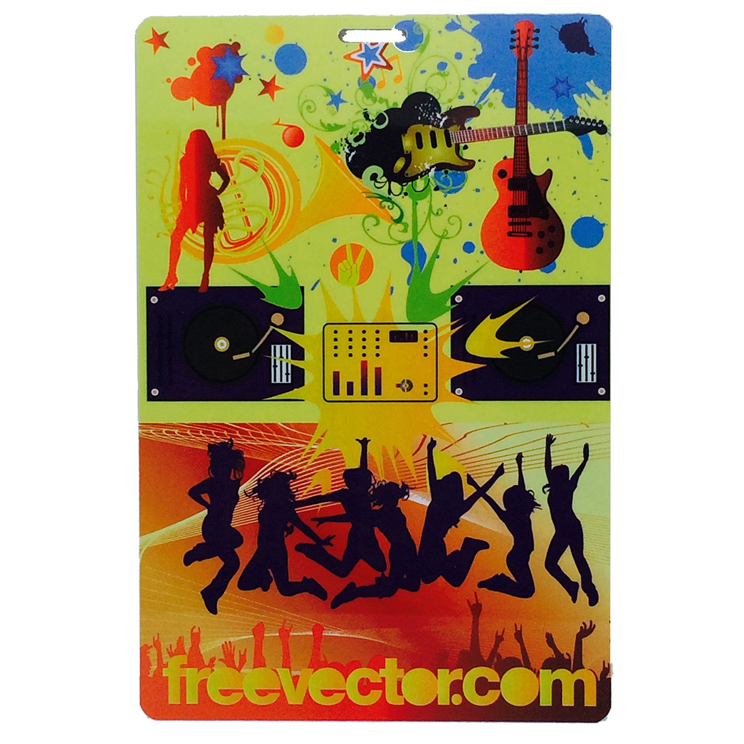 6 inch x 4 inch Full Color PVC Badge