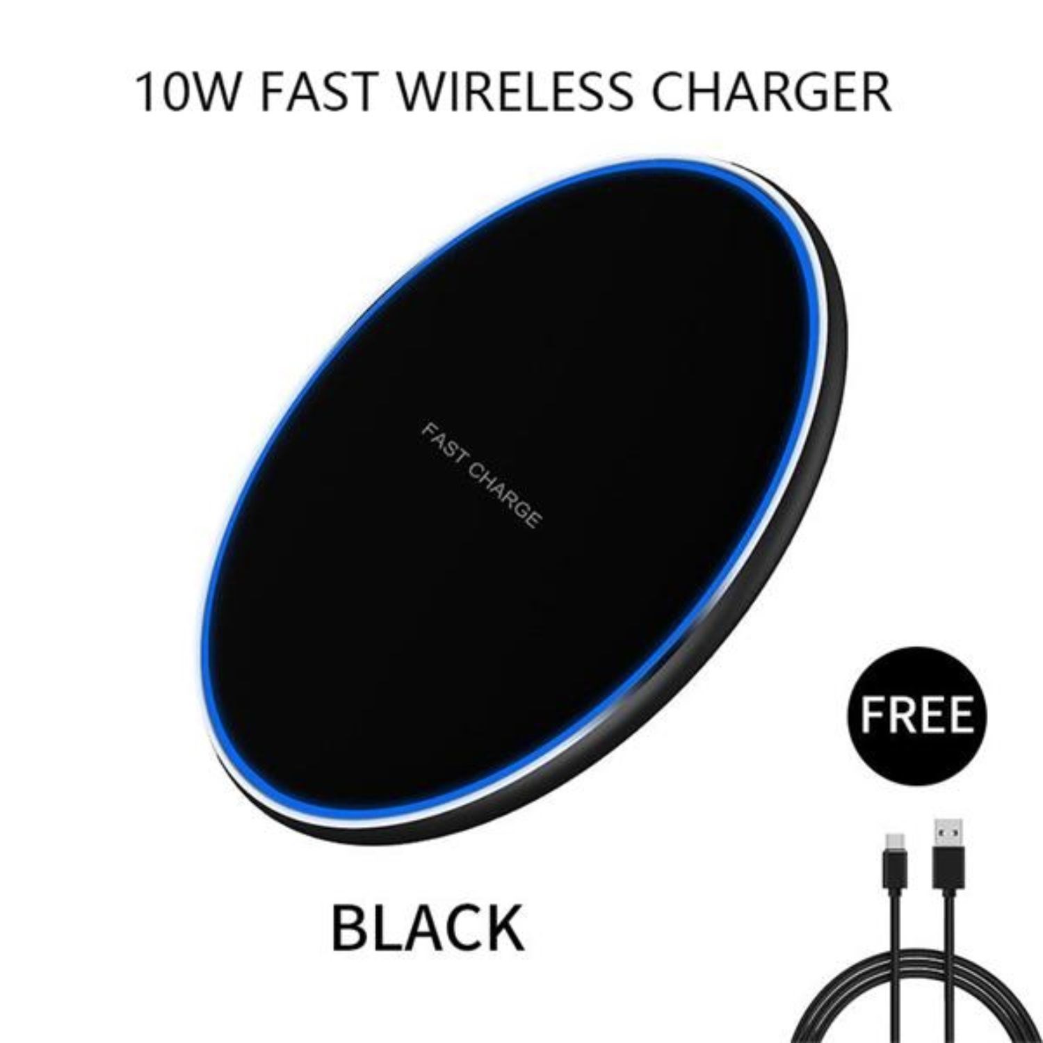 10w wireless universal fast charging pad