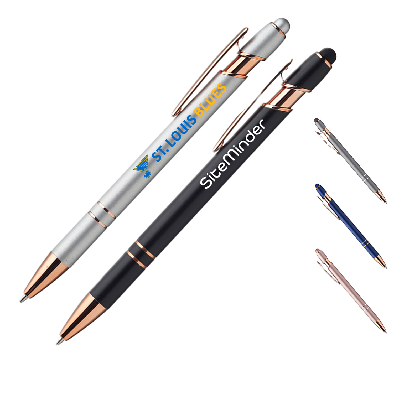 Rose Gold Trim Stylus Pen