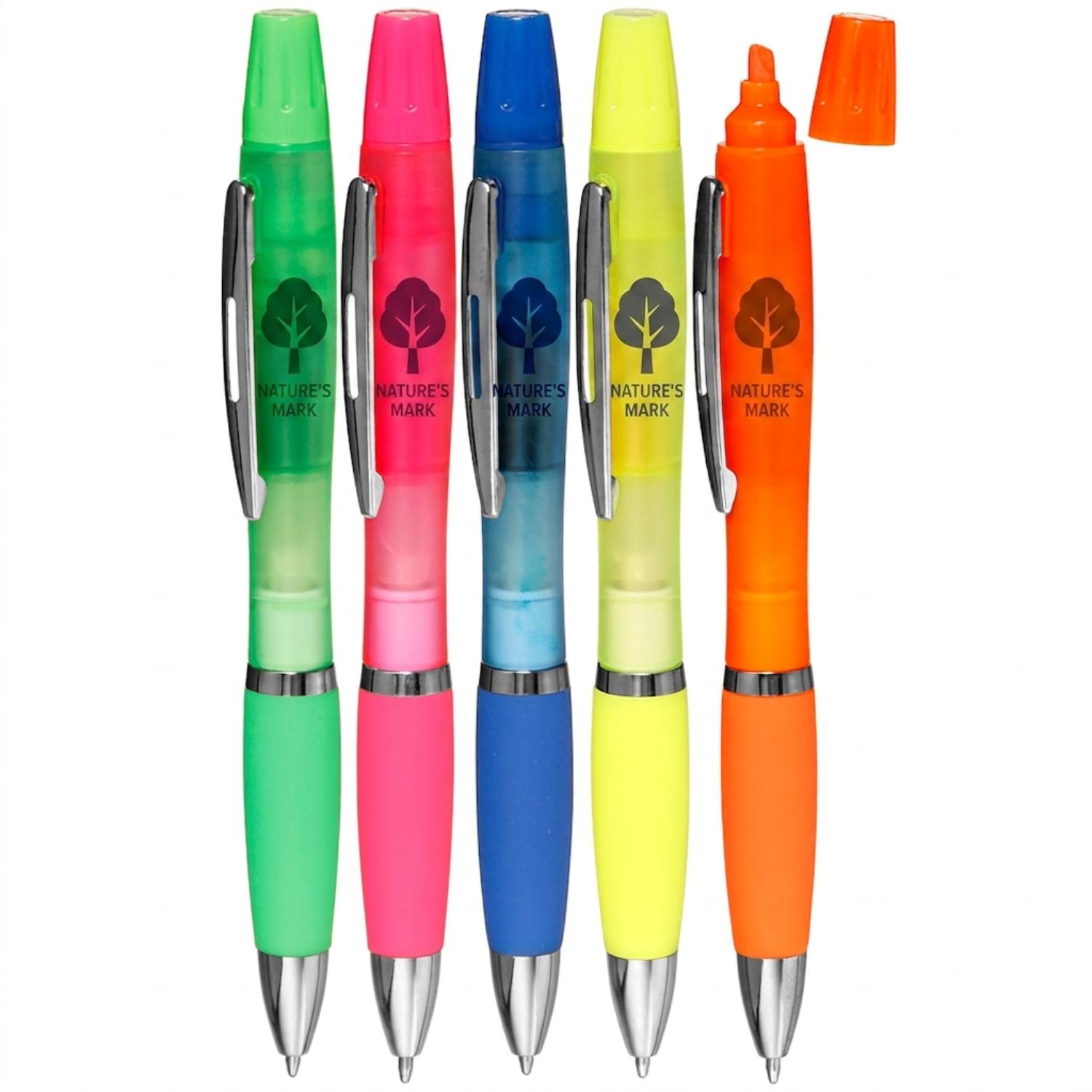 Two-in-One Highlighter & Ballpoint Pen