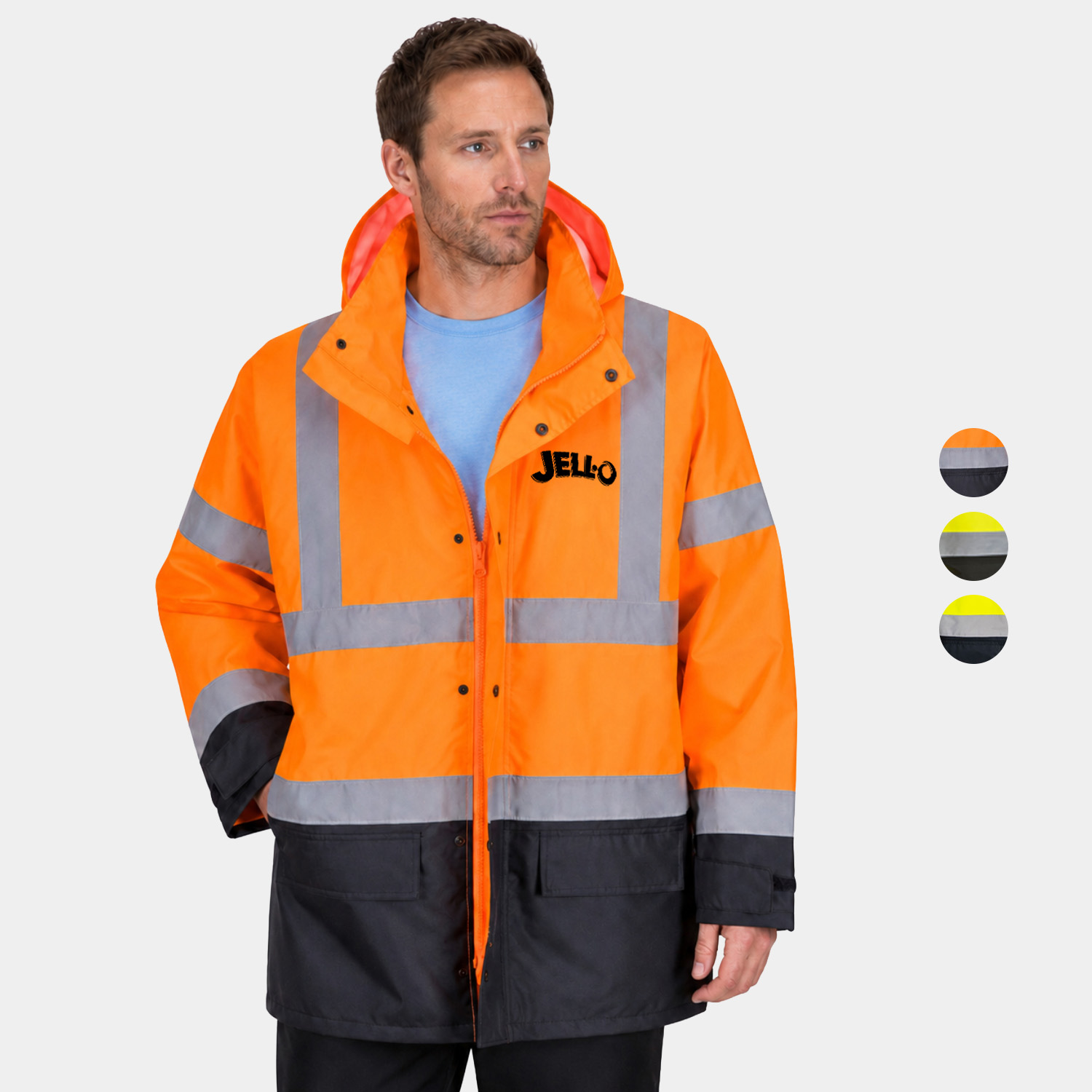 PORTWEST® Hi-Vis Waterproof 5-in-1 Contrast Executive Jacket