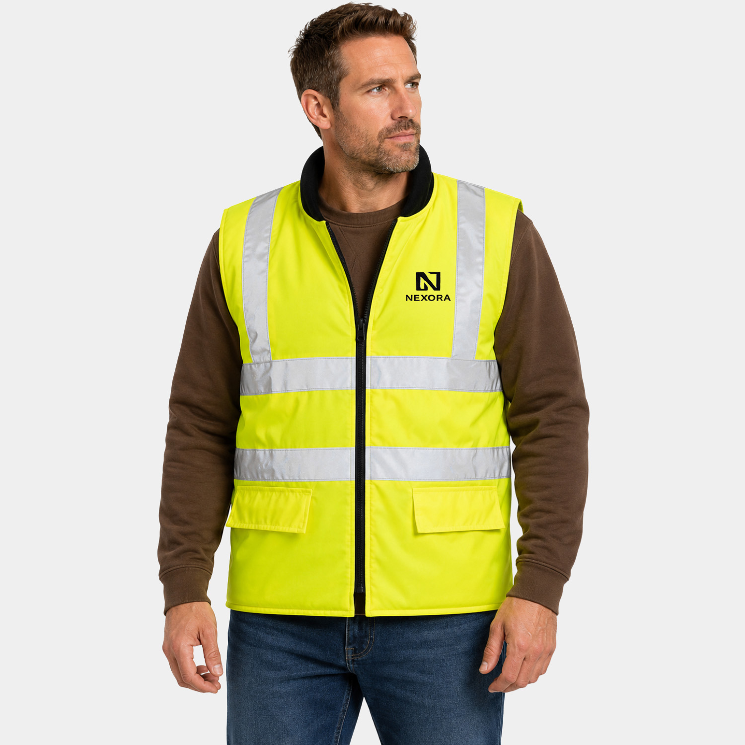 PORTWEST® Class 2 Hi-Vis Reversible Bodywarmer Safety Vest w/ 4 Pockets