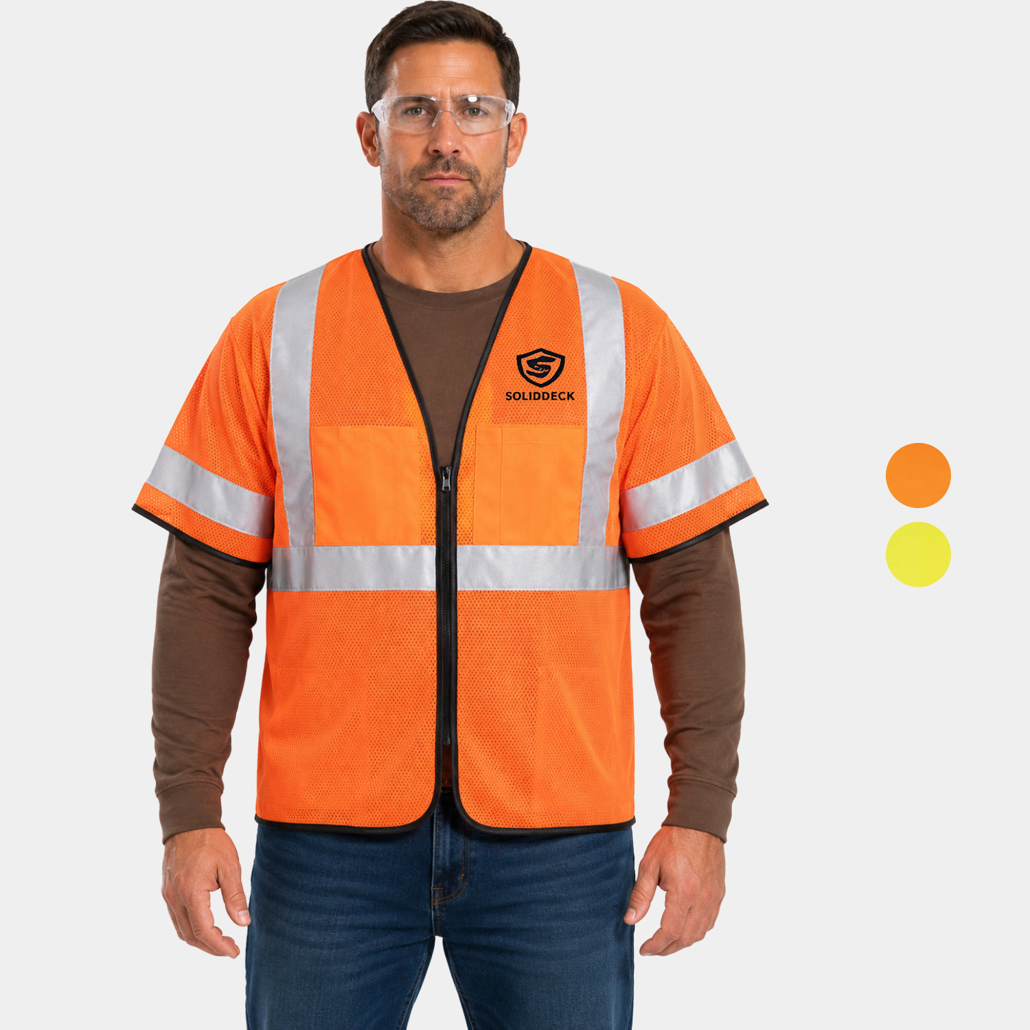 PORTWEST® Hi-Vis Tampa Mesh Class 3 Vest w/ 4 Pockets