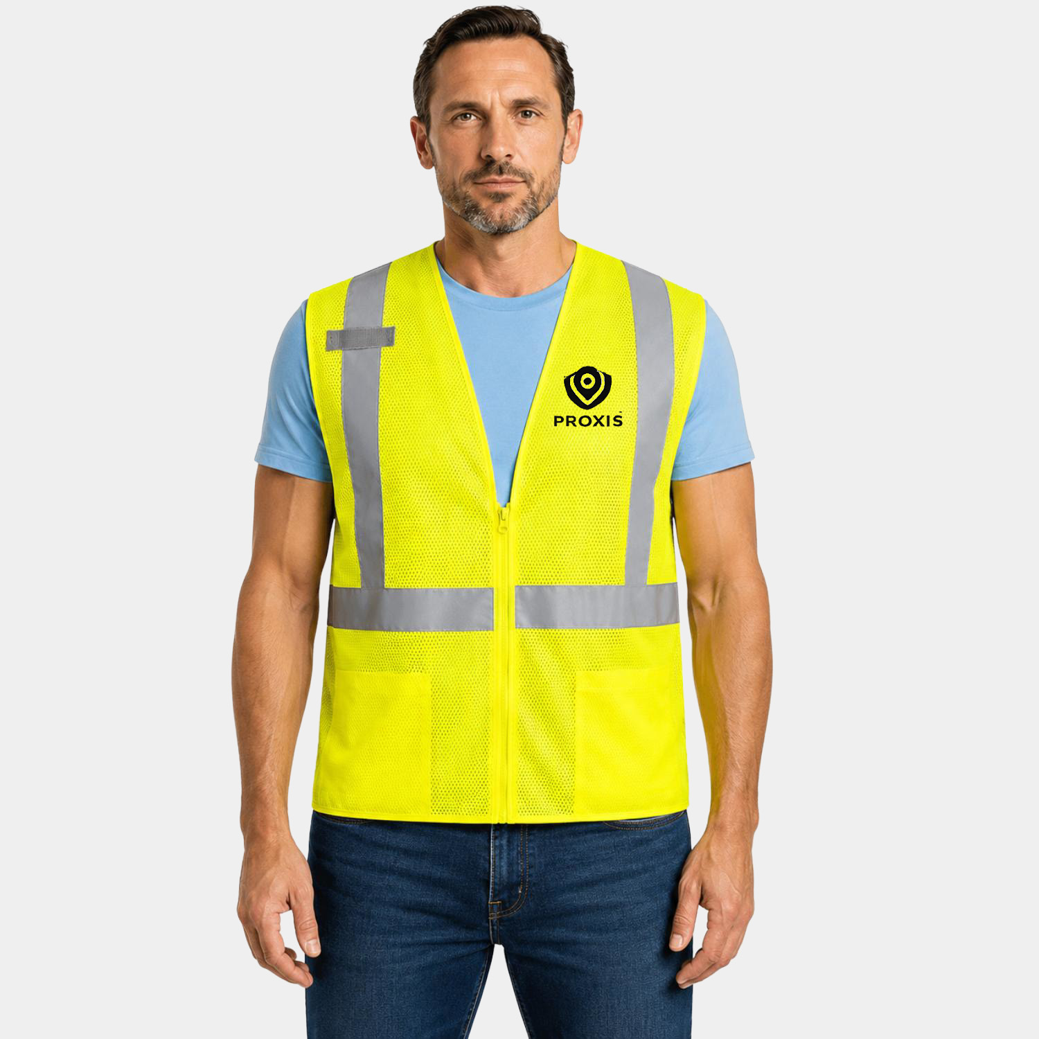 PORTWEST® Class 2 Economy Hi-Vis Band and Brace Zipped Vest