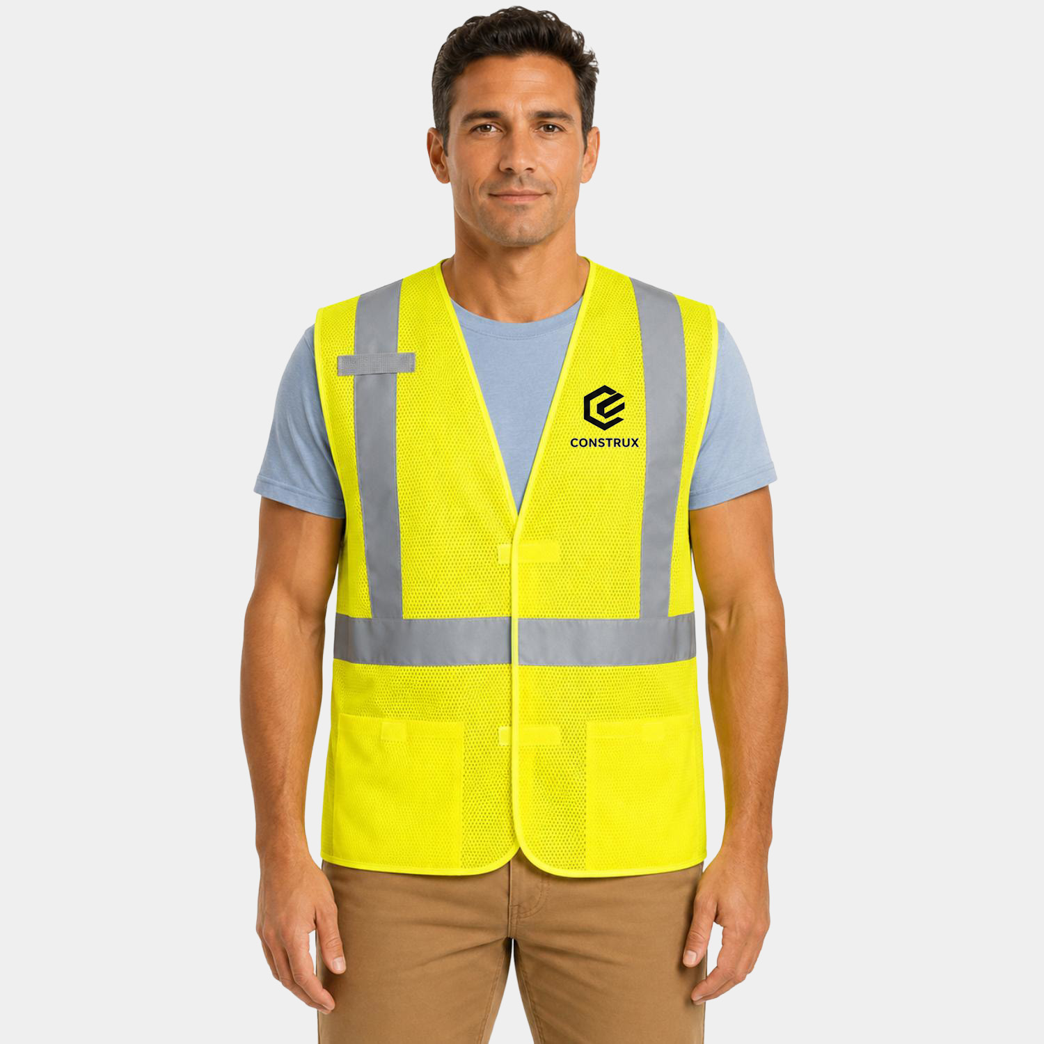 PORTWEST® Class 2 Economy Hi-Vis Band and Brace Vest w/ 2 Pockets
