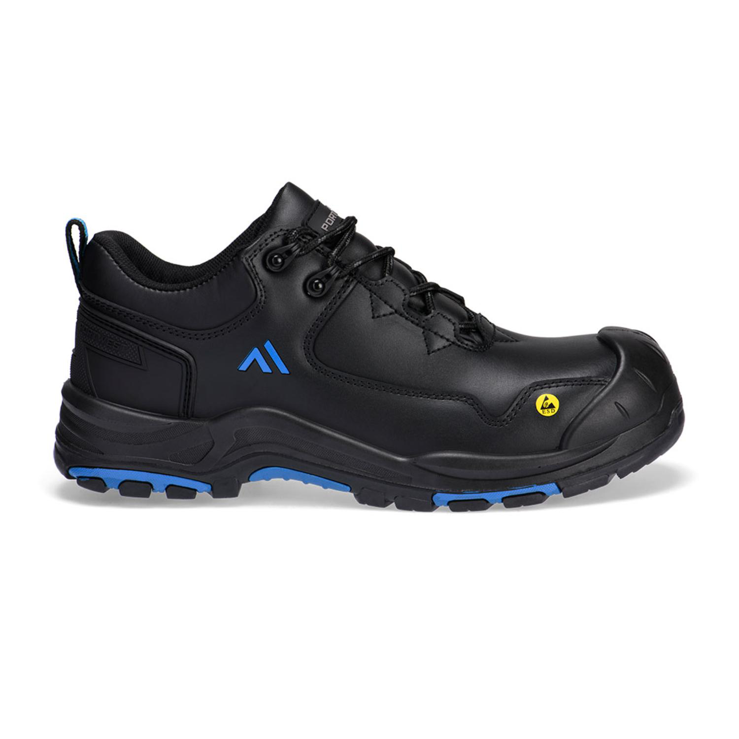 PORTWEST® Composite Action Leather Low Shoe S3S ESD HRO SR SC FO