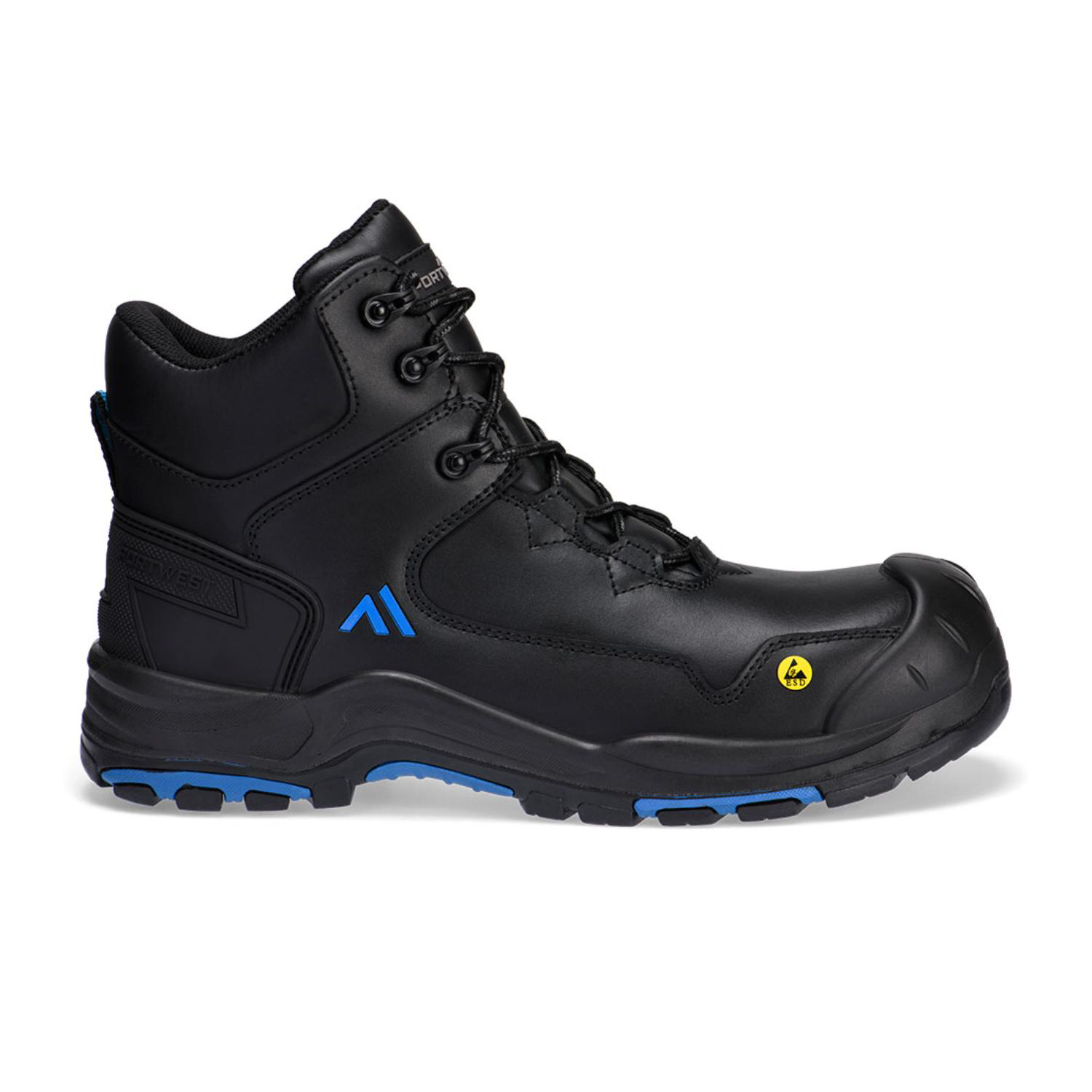 PORTWEST® Composite Action Leather Mid Boot S3S ESD HRO SR SC FO