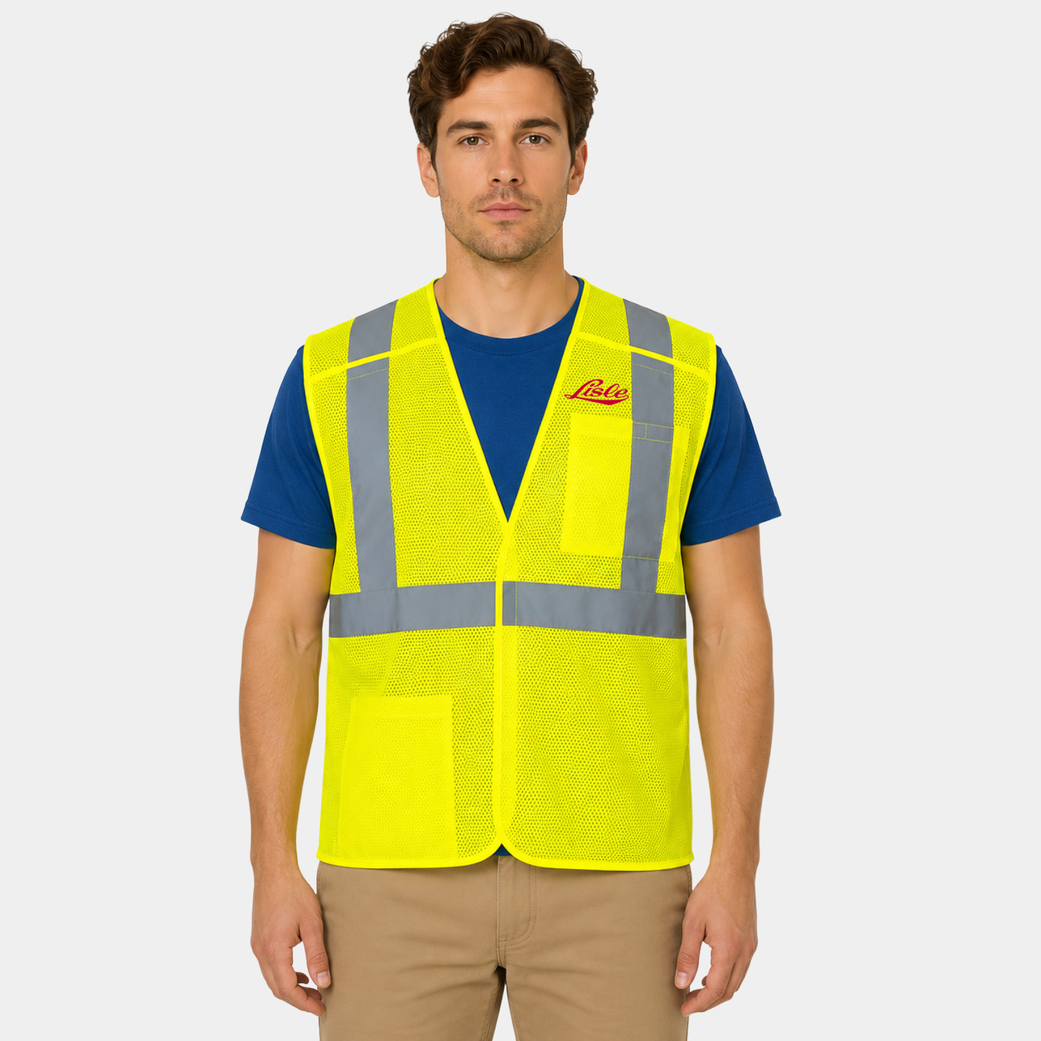 PORTWEST® Economy Hi-Vis Breakaway Vest w/ 5-Point Breakaway