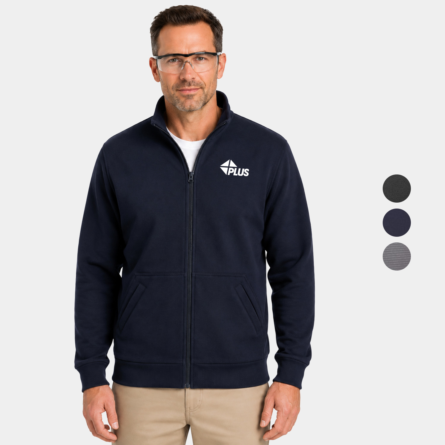 PORTWEST®  Carbon Fibre Knitted Antistatic ESD Zipper Sweatshirt