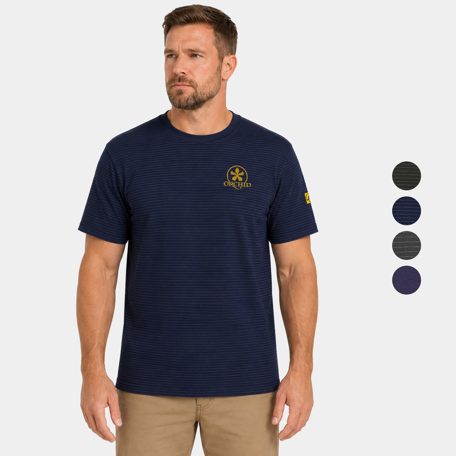 PORTWEST® Carbon Fibre Knitted Antistatic ESD Short Sleeve T-Shirt