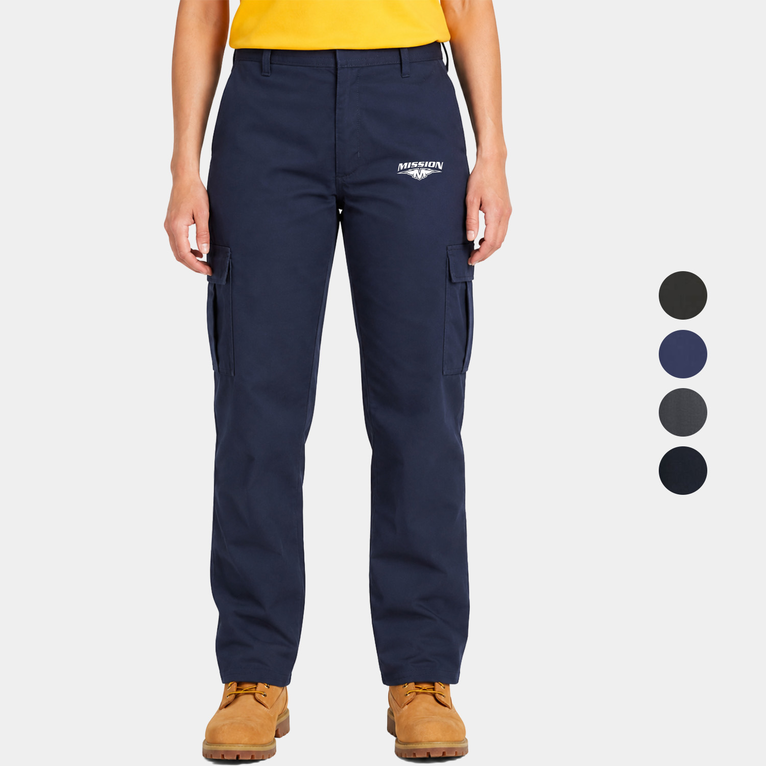 PORTWEST® Carbon Fibre Woven Women's Antistatic ESD Pants w/ 6 Pockets