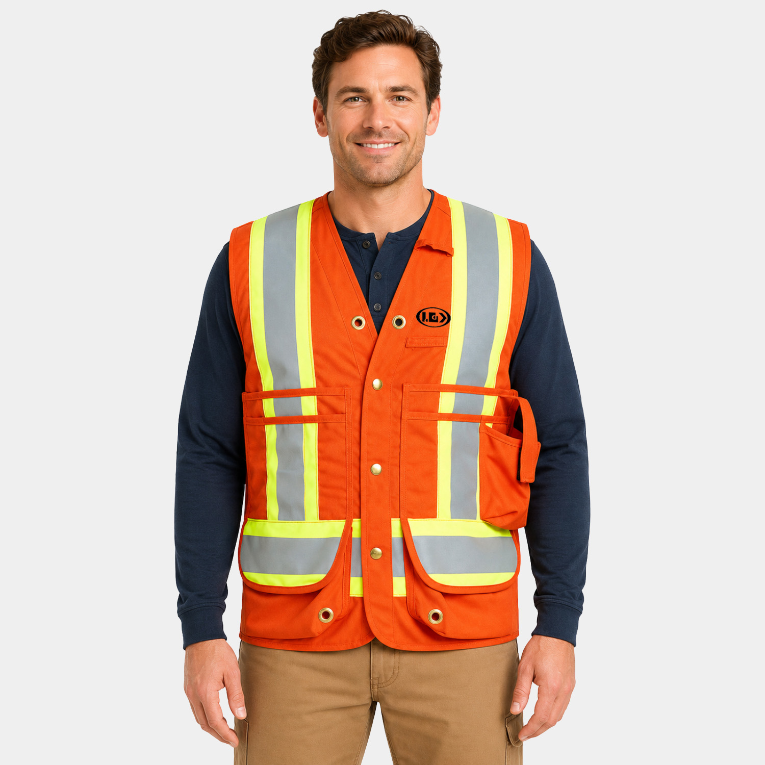 PORTWEST® Premium Ultrasoft 7oz FR Surveyor Vest w/ Flame & ARC Resistance