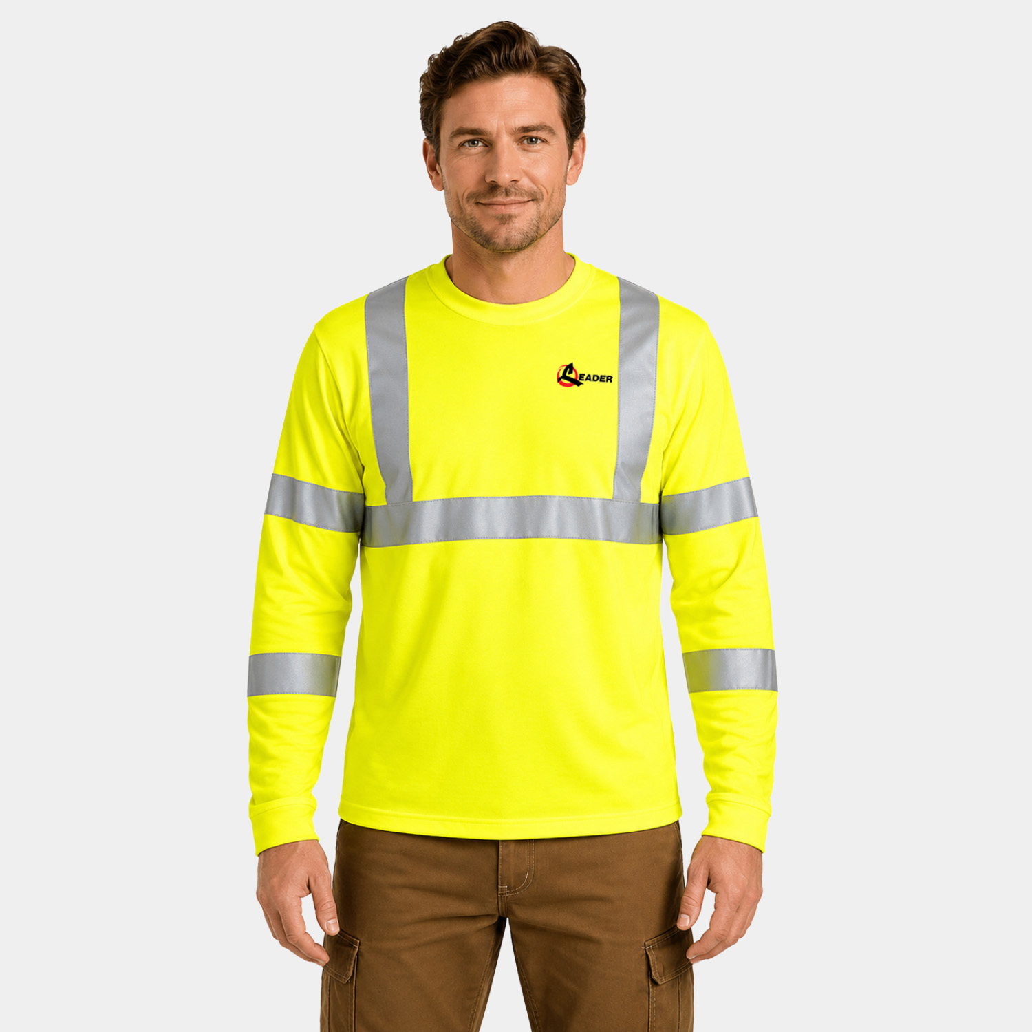 PORTWEST® Modaflame Knit Hi-Vis FR Long Sleeve T-Shirt w/ 40+ UPF Protection