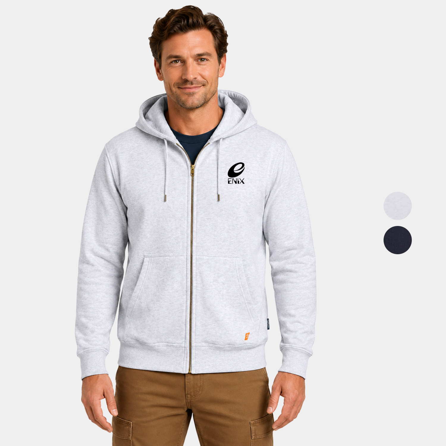 PORTWEST® Bizflame Knit Hooded Zipper-Front FR Sweatshirt w/ Electric ARC Protection