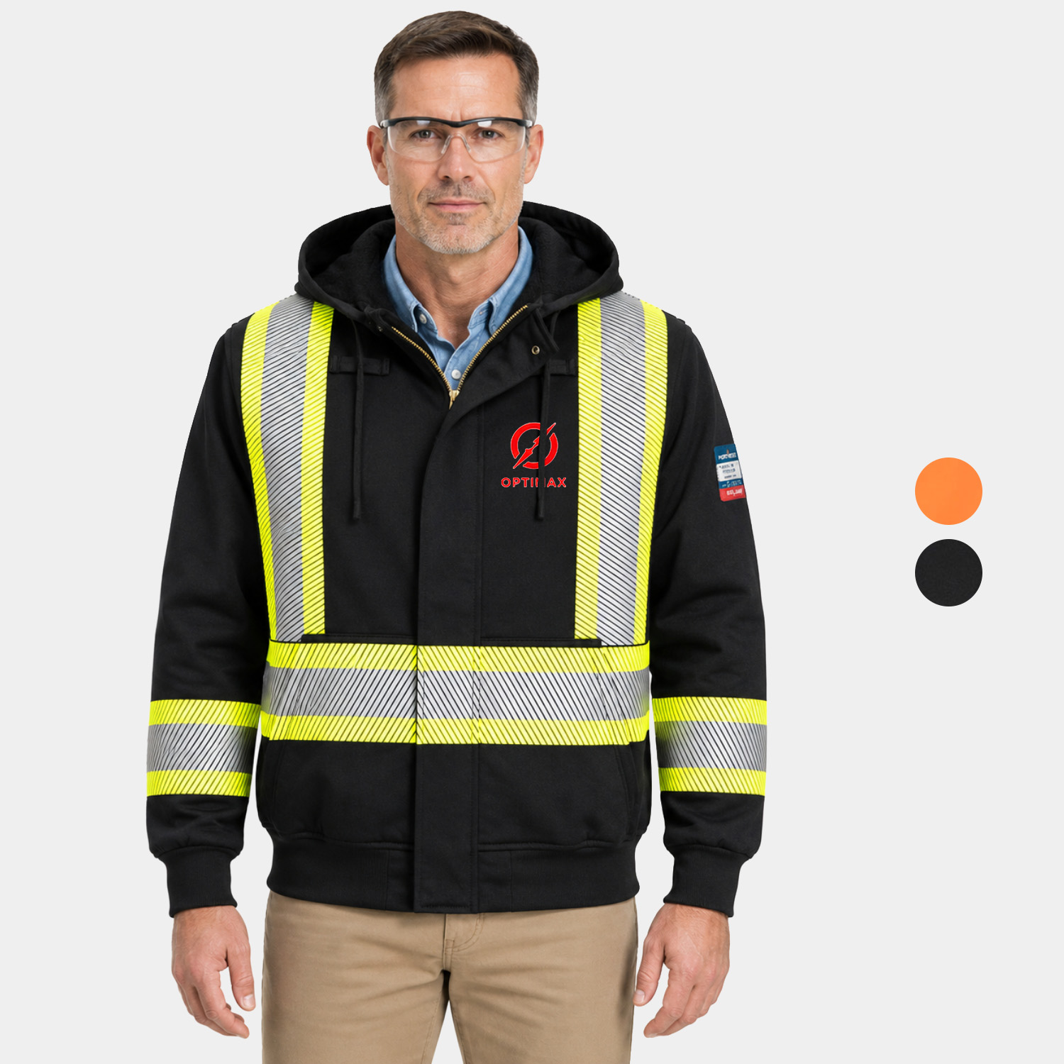 PORTWEST® Class 1 Bizflame Knit 4" X Back FR Hoodie w/ UPF 40+ Protection