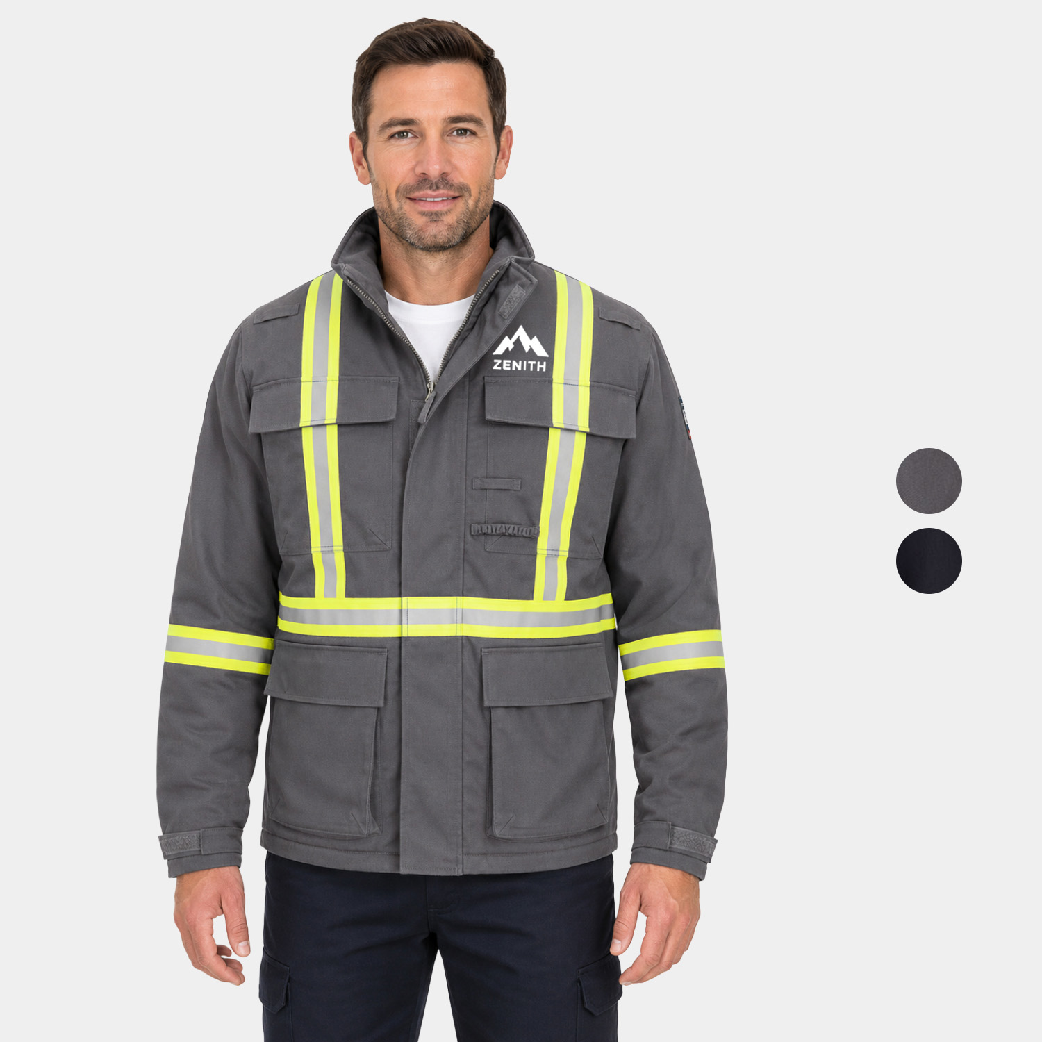 PORTWEST® Class 1 Bizflame 88/12 X-Back Insulated FR Winter Parka w/ ARC4 Protection