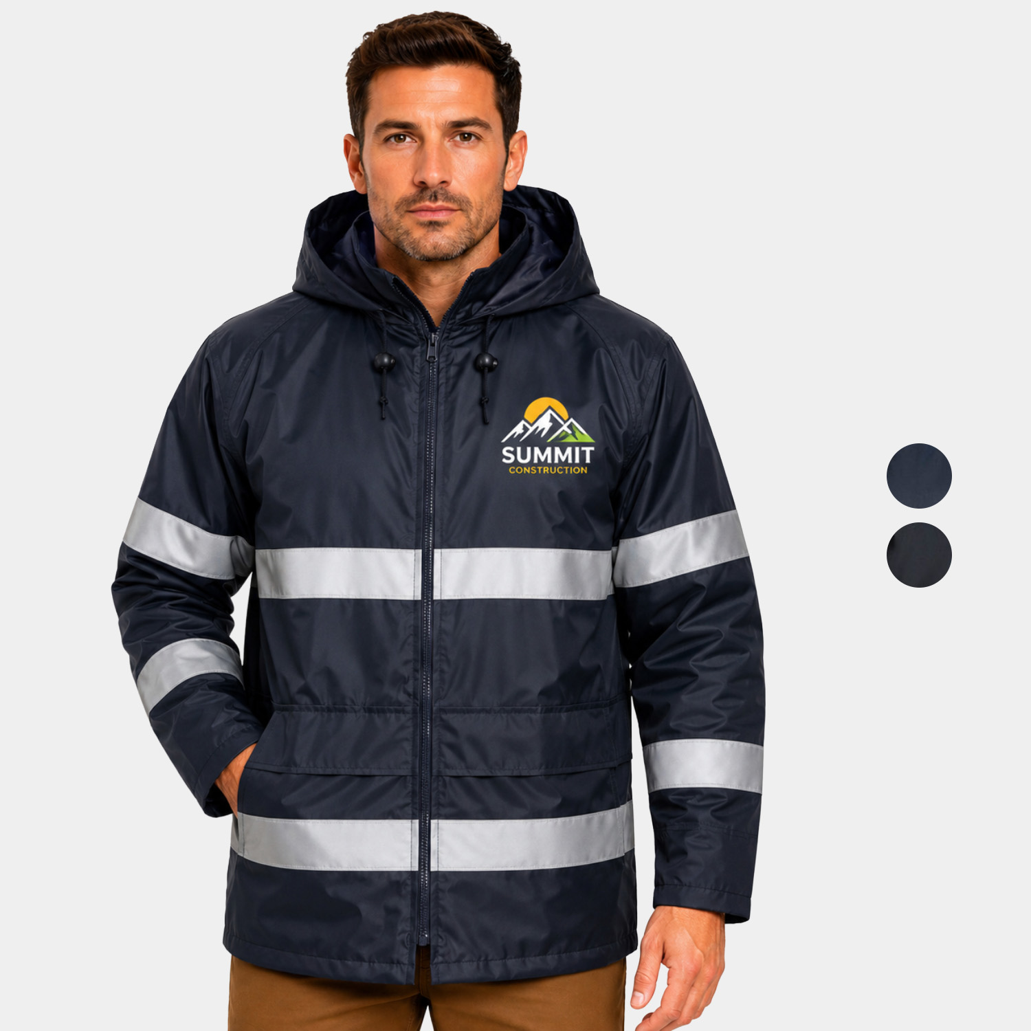 PORTWEST® Iona Enhanced Rain Traffic Jacket w/ Reflective Tape