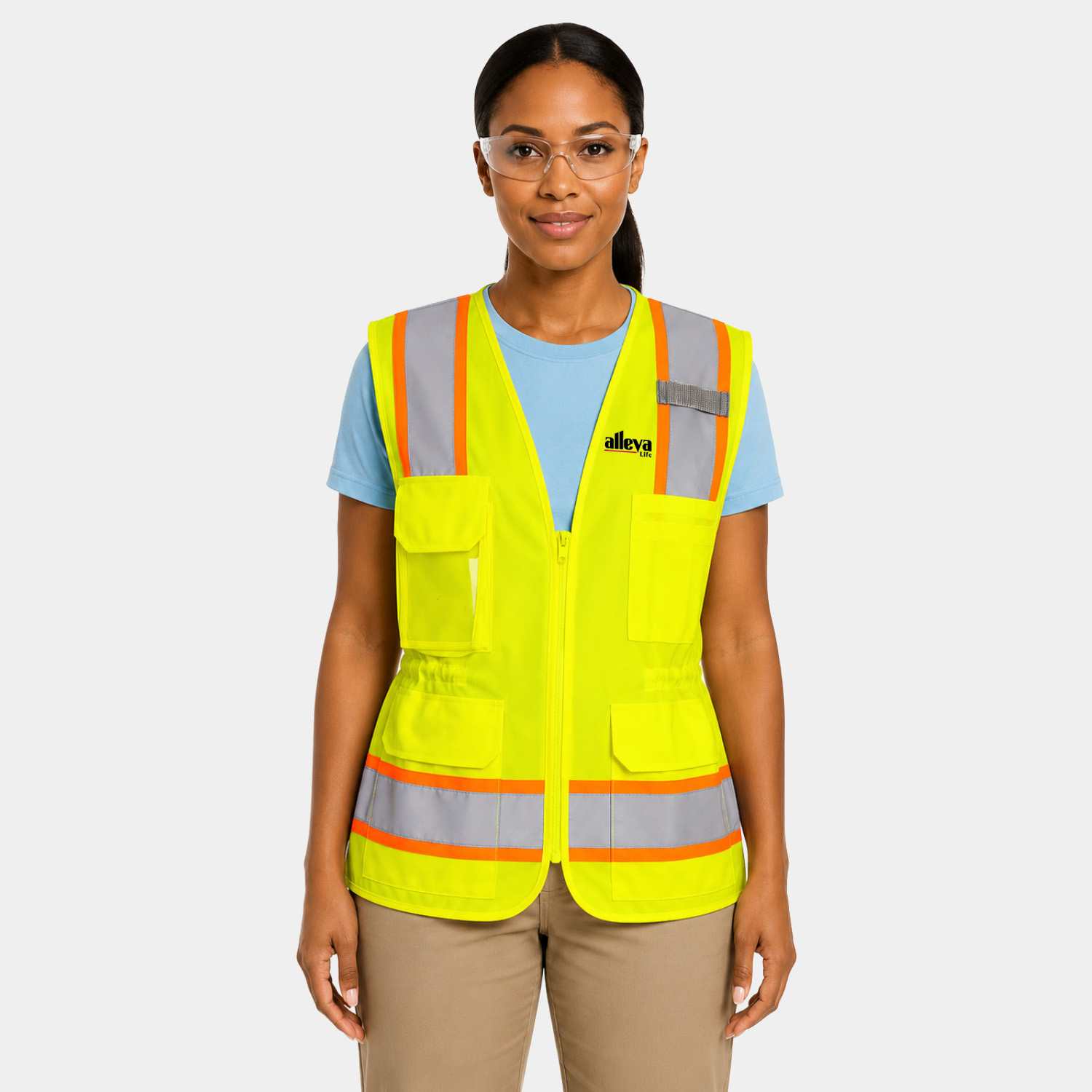 PORTWEST® Brethable Hi-Vis Women's Executive Vest w/ Adjustable Waist