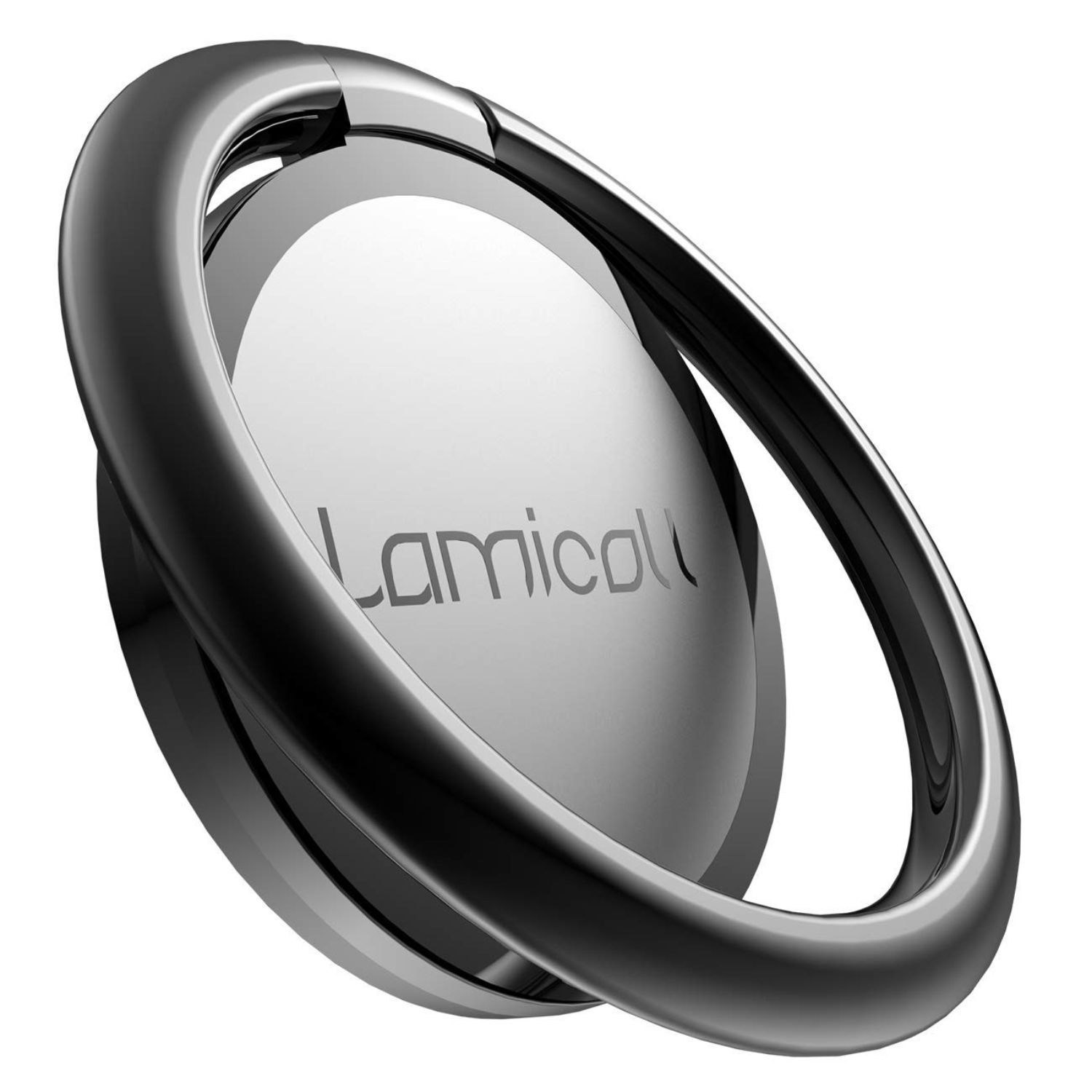 Rotating Cell Phone Ring stand grip holder, round aluminium